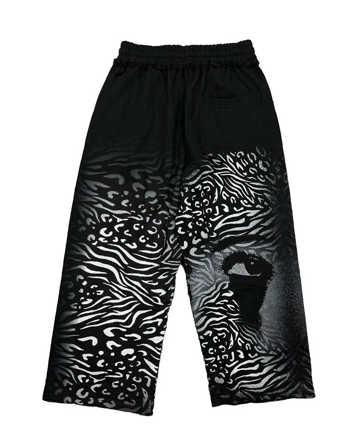 Other Mixed Emotions Striped Sweatpants Black Size US 30 / EU 46 - 2 Thumbnail