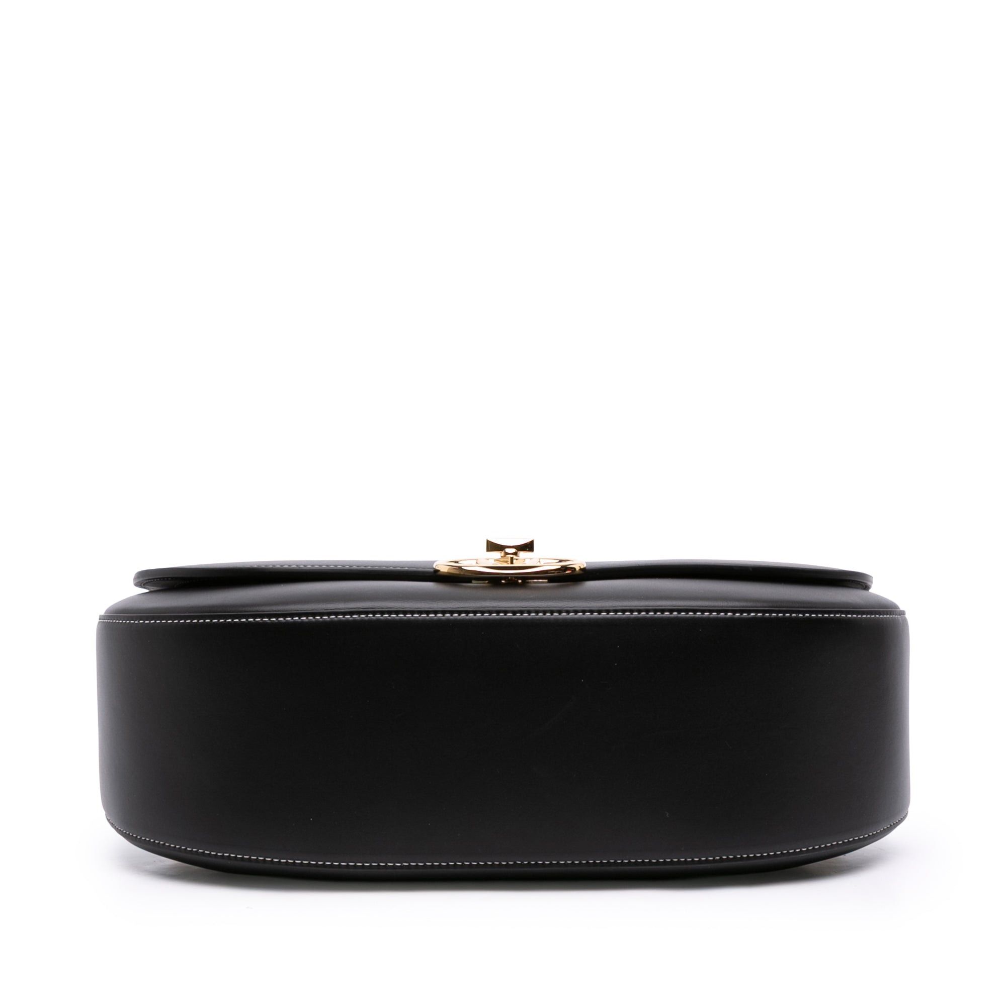 Valentino Medium Leather Ohval Flap Bag Size ONE SIZE - 3 Thumbnail