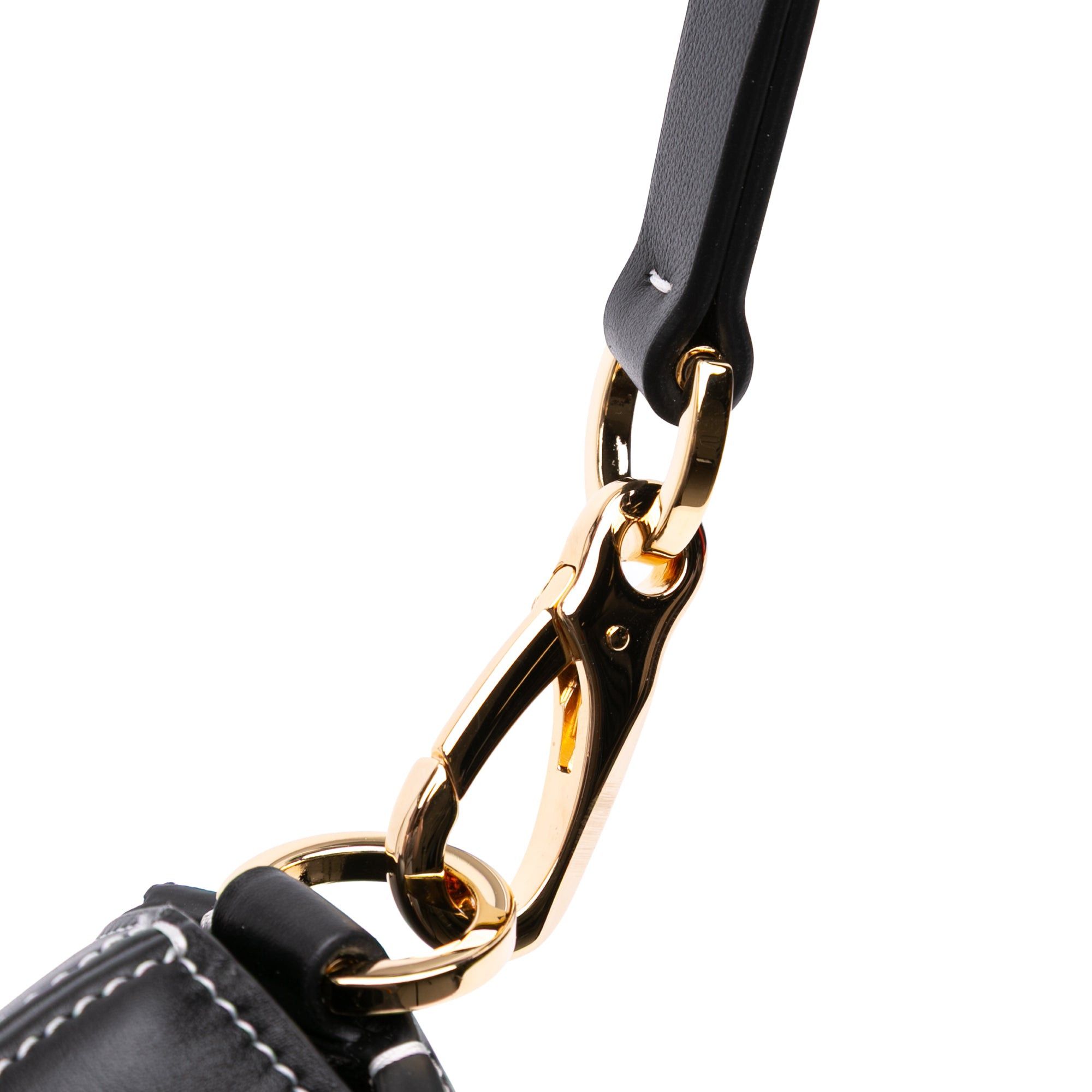 Valentino Medium Leather Ohval Flap Bag Size ONE SIZE - 8 Thumbnail
