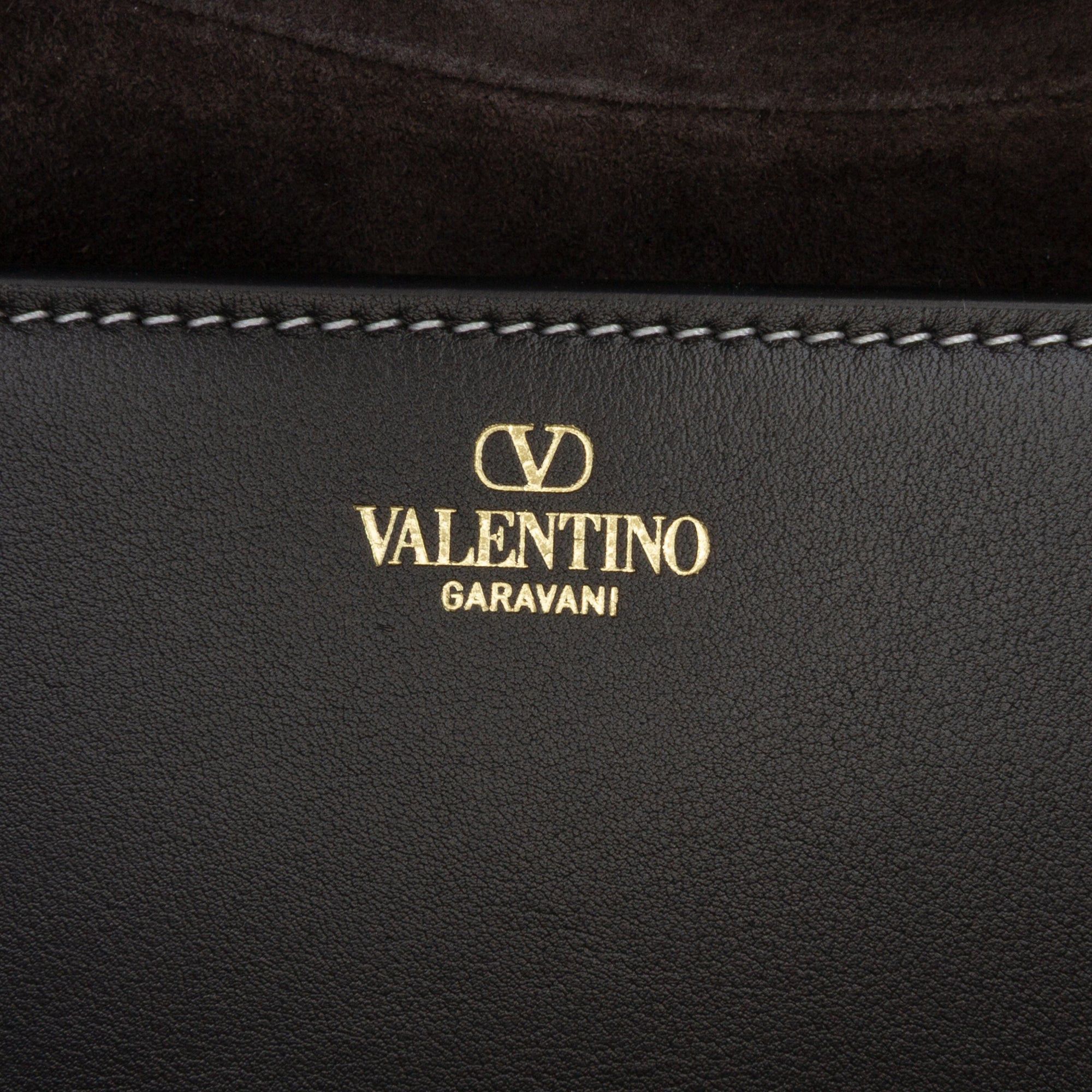 Valentino Medium Leather Ohval Flap Bag Size ONE SIZE - 5 Thumbnail