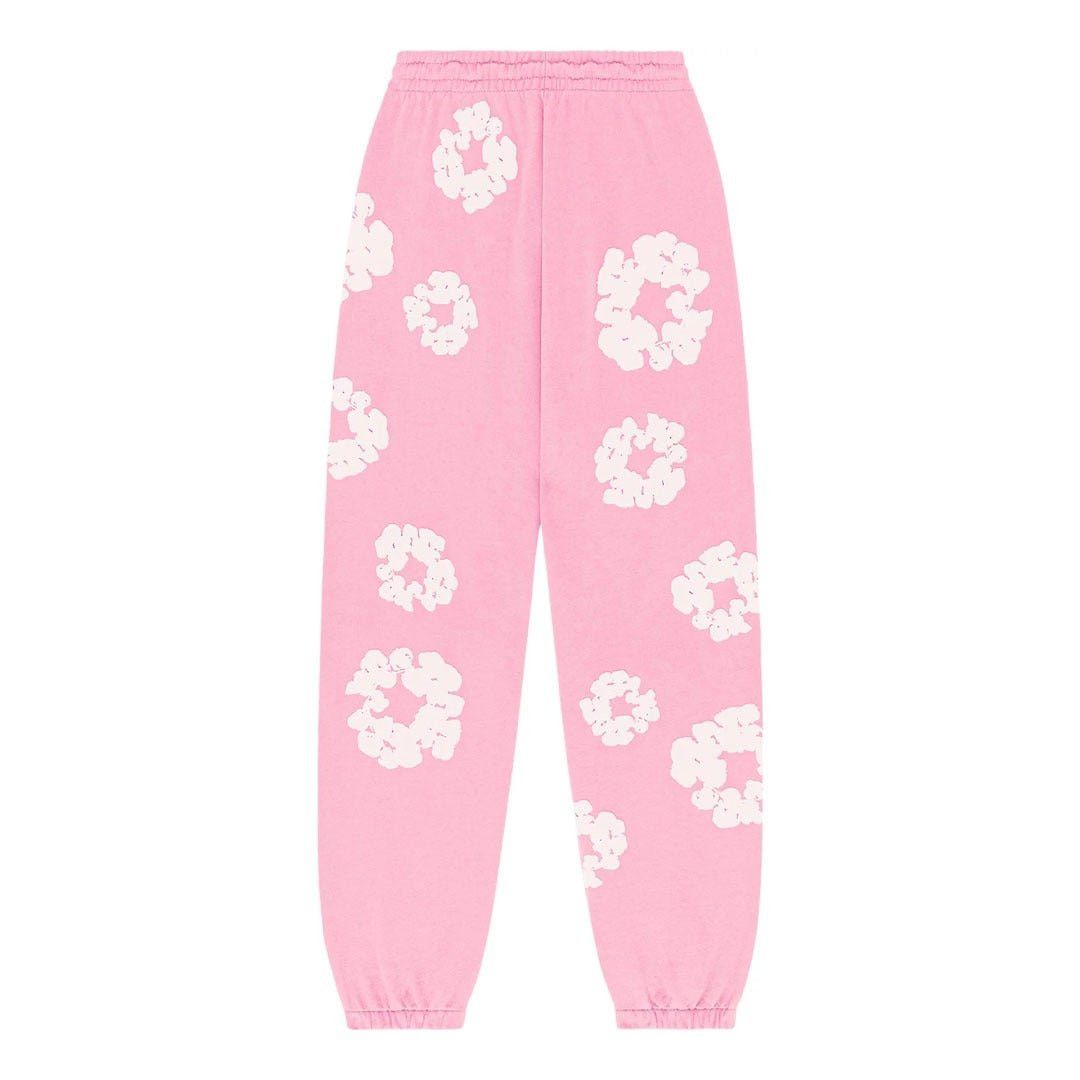 DENIM TEARS The Cotton Wreath Sweatpants 'Pink' Size US 30 / EU 46 - 2 Thumbnail