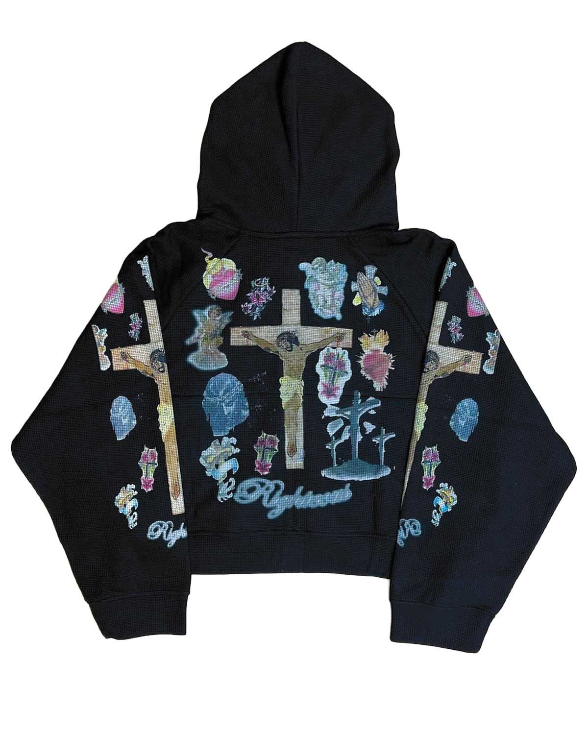 Other Righteous Ultimate Sacrifice Thermal Zip Up Hoodie Black Size US XXL / EU 58 / 5 - 2 Thumbnail