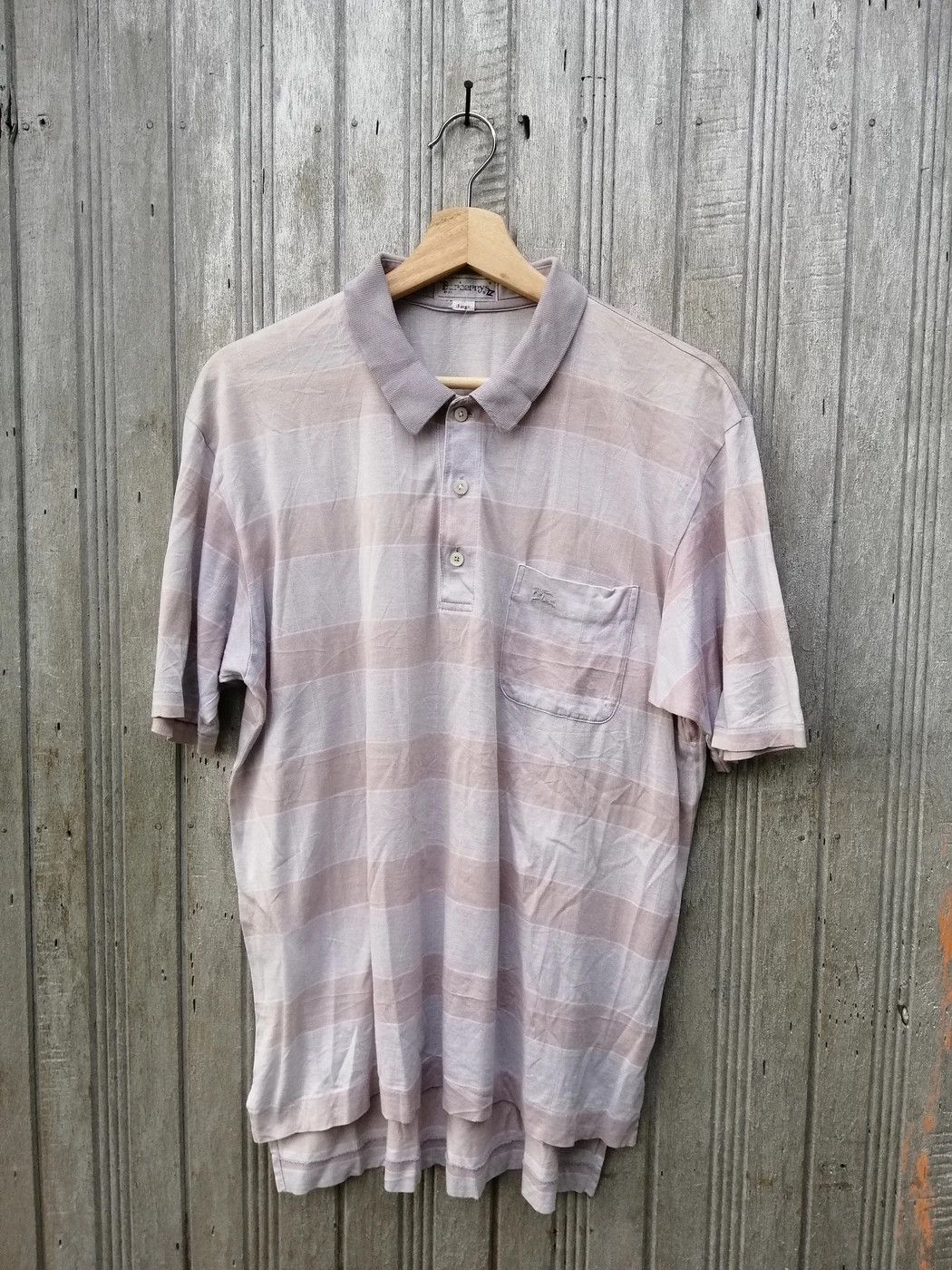 Burberry Vintage Burberrys Polo Shirt Embroidery Logo Size L Size US L / EU 52-54 / 3 - 6 Thumbnail