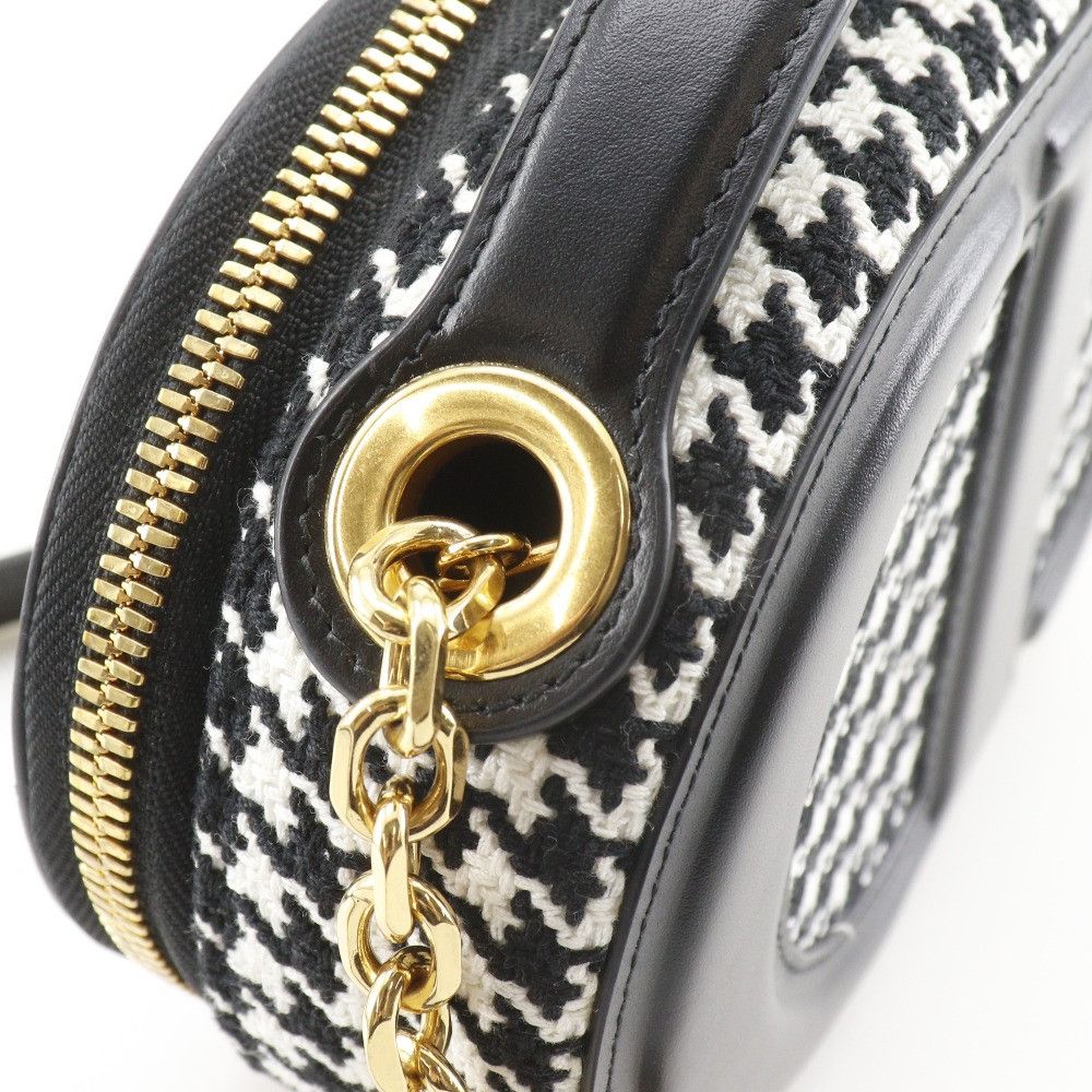 Dior Dior Christian Dior CD Signature Houndstooth Canvas 2way Shoulder Bag Textile Shoulder Bag DUTY FREE for USA Size ONE SIZE - 14 Thumbnail