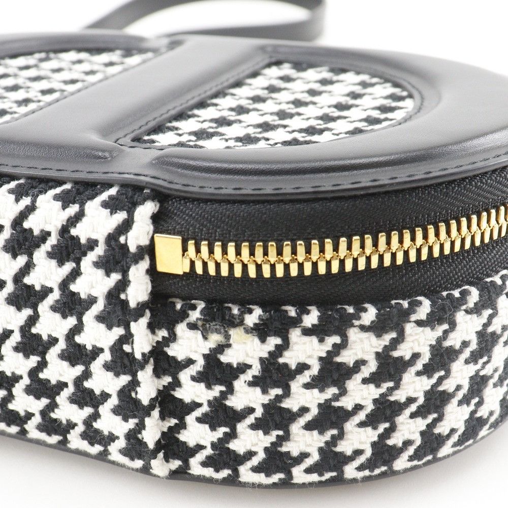 Dior Dior Christian Dior CD Signature Houndstooth Canvas 2way Shoulder Bag Textile Shoulder Bag DUTY FREE for USA Size ONE SIZE - 11 Thumbnail