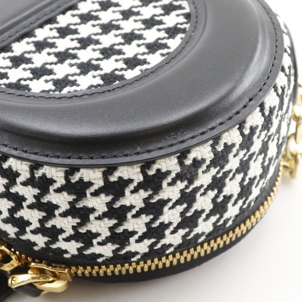 Dior Dior Christian Dior CD Signature Houndstooth Canvas 2way Shoulder Bag Textile Shoulder Bag DUTY FREE for USA Size ONE SIZE - 12 Thumbnail