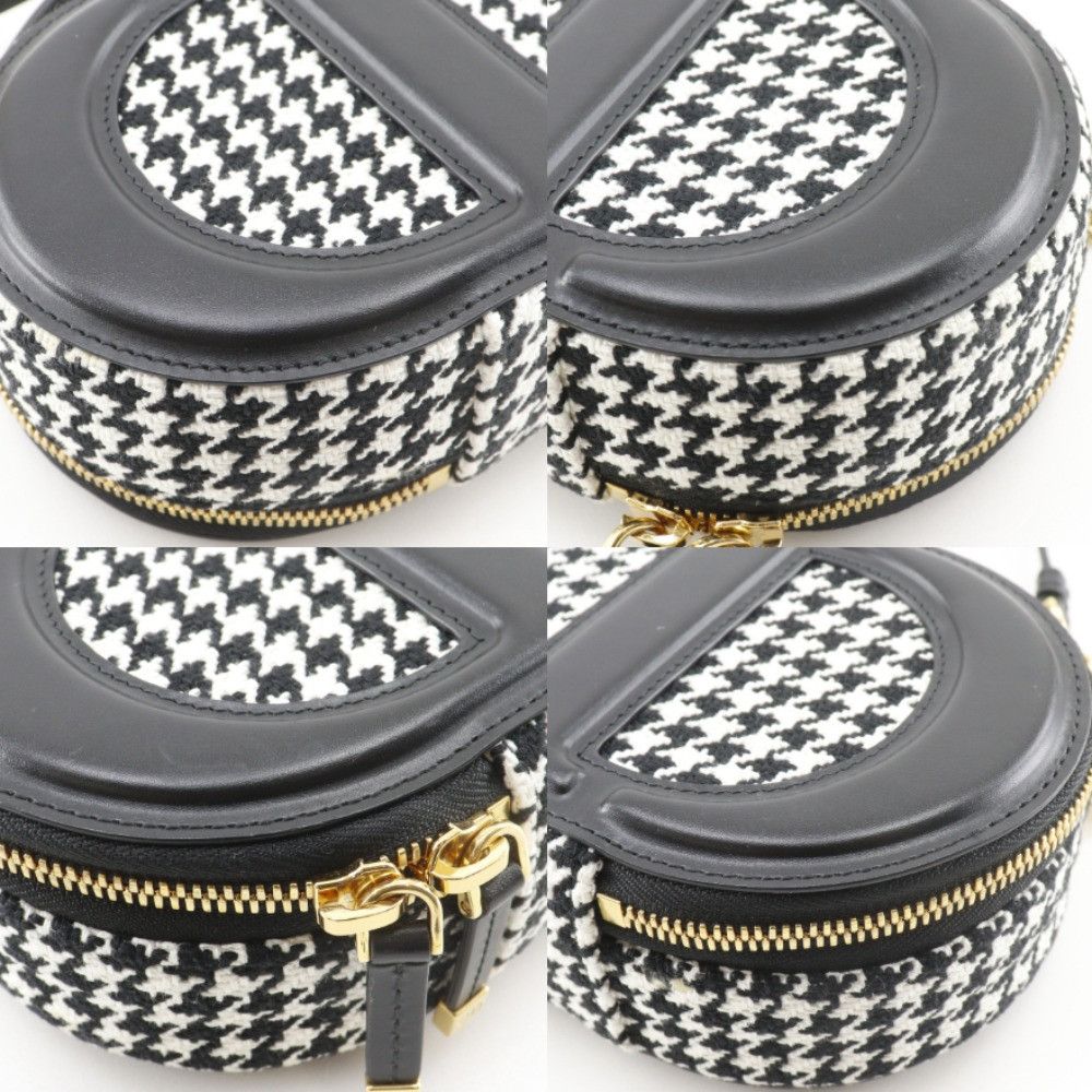 Dior Dior Christian Dior CD Signature Houndstooth Canvas 2way Shoulder Bag Textile Shoulder Bag DUTY FREE for USA Size ONE SIZE - 4 Thumbnail