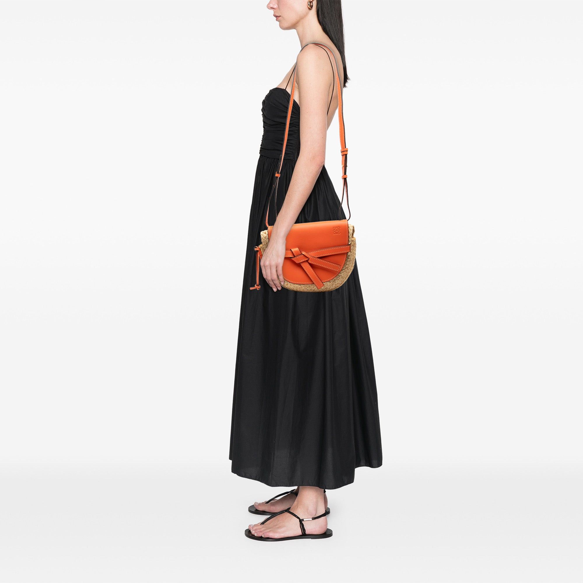 Loewe Medium Raffia Gate Crossbody Size ONE SIZE - 7 Thumbnail