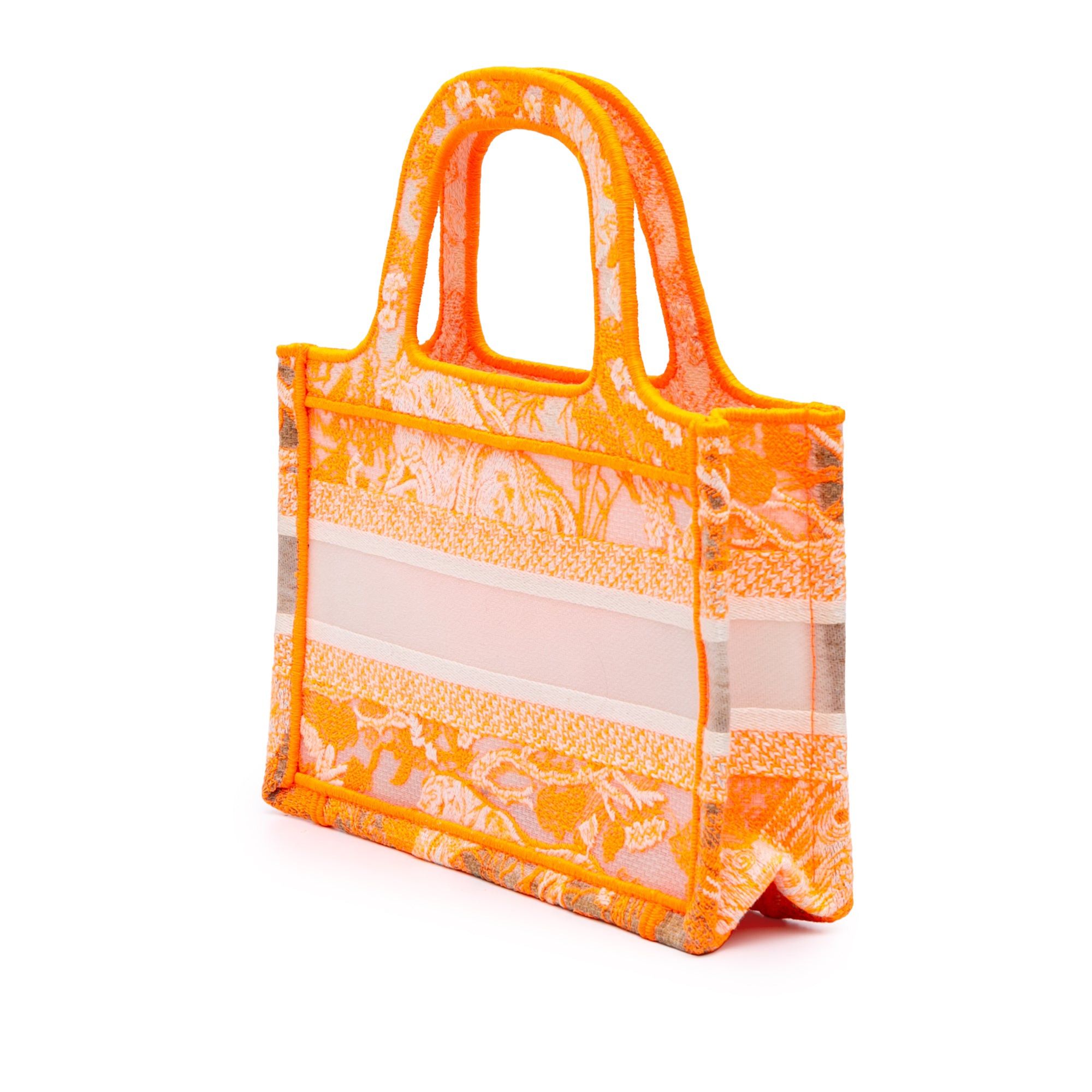 Dior Mini Canvas Embroidered Dioriviera Toile De Jouy Book Tote Size ONE SIZE - 2 Thumbnail