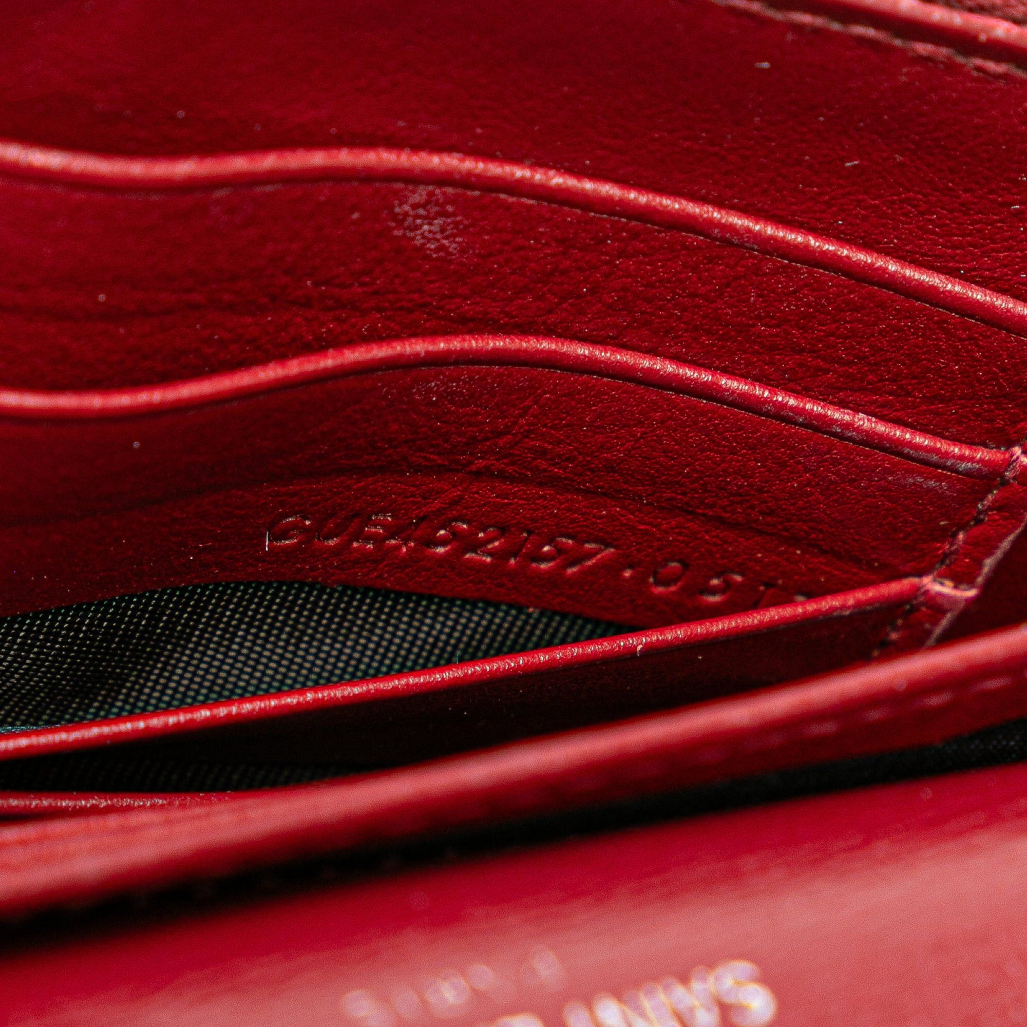 Saint Laurent Paris Mini Calfskin Monogram Sunset Wallet on Chain Size ONE SIZE - 6 Thumbnail
