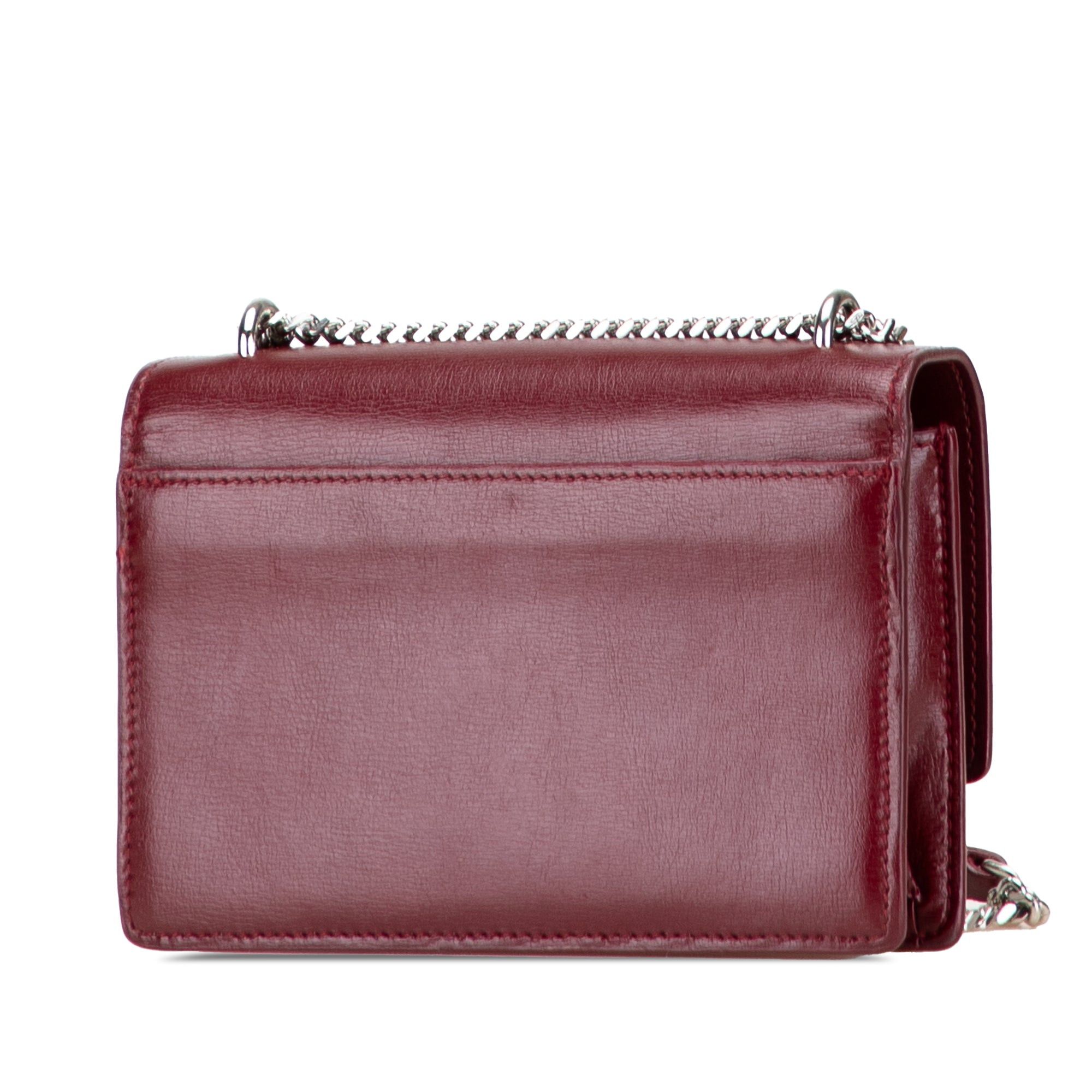 Saint Laurent Paris Mini Calfskin Monogram Sunset Wallet on Chain Size ONE SIZE - 2 Thumbnail