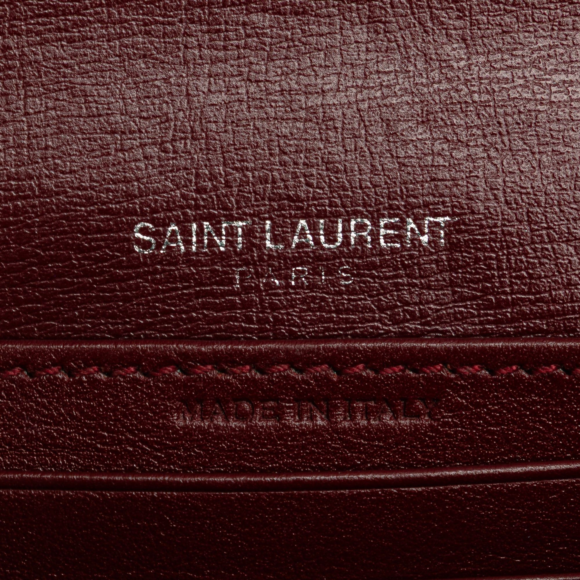 Saint Laurent Paris Mini Calfskin Monogram Sunset Wallet on Chain Size ONE SIZE - 5 Thumbnail