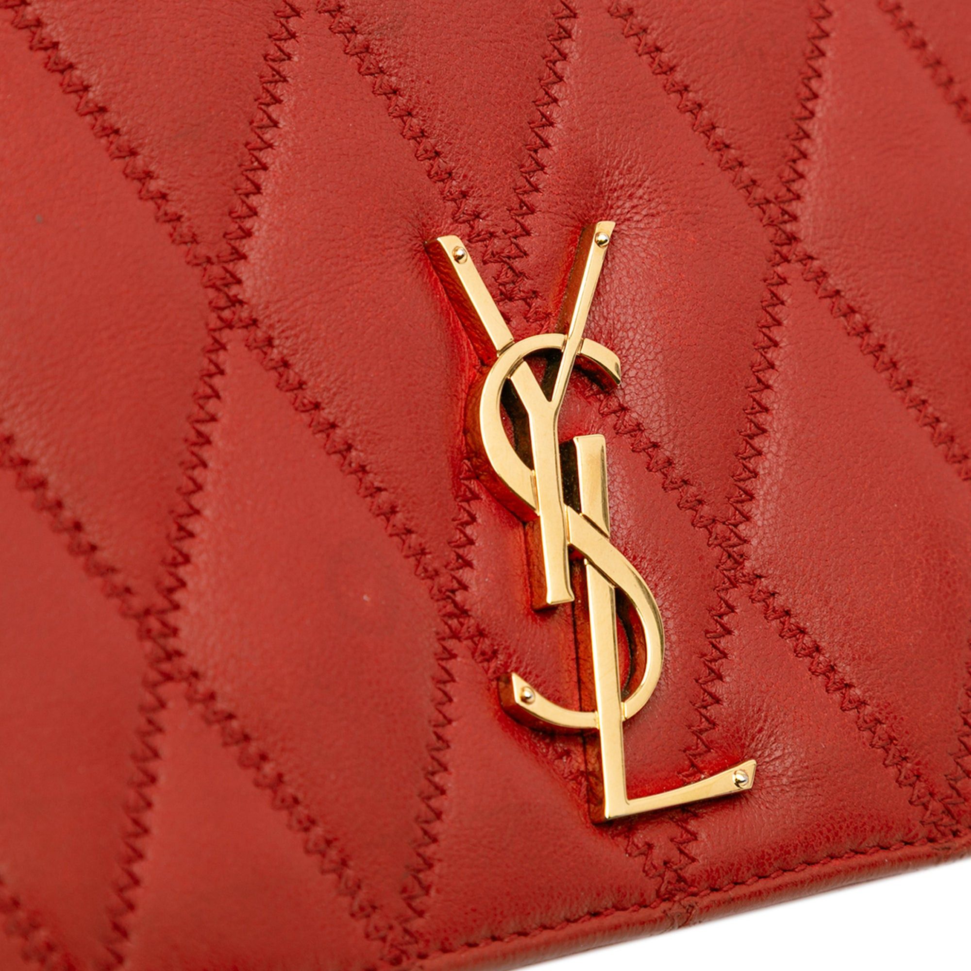 Saint Laurent Paris Diamond Quilted Lambskin Angie Chain Bag Size ONE SIZE - 10 Thumbnail
