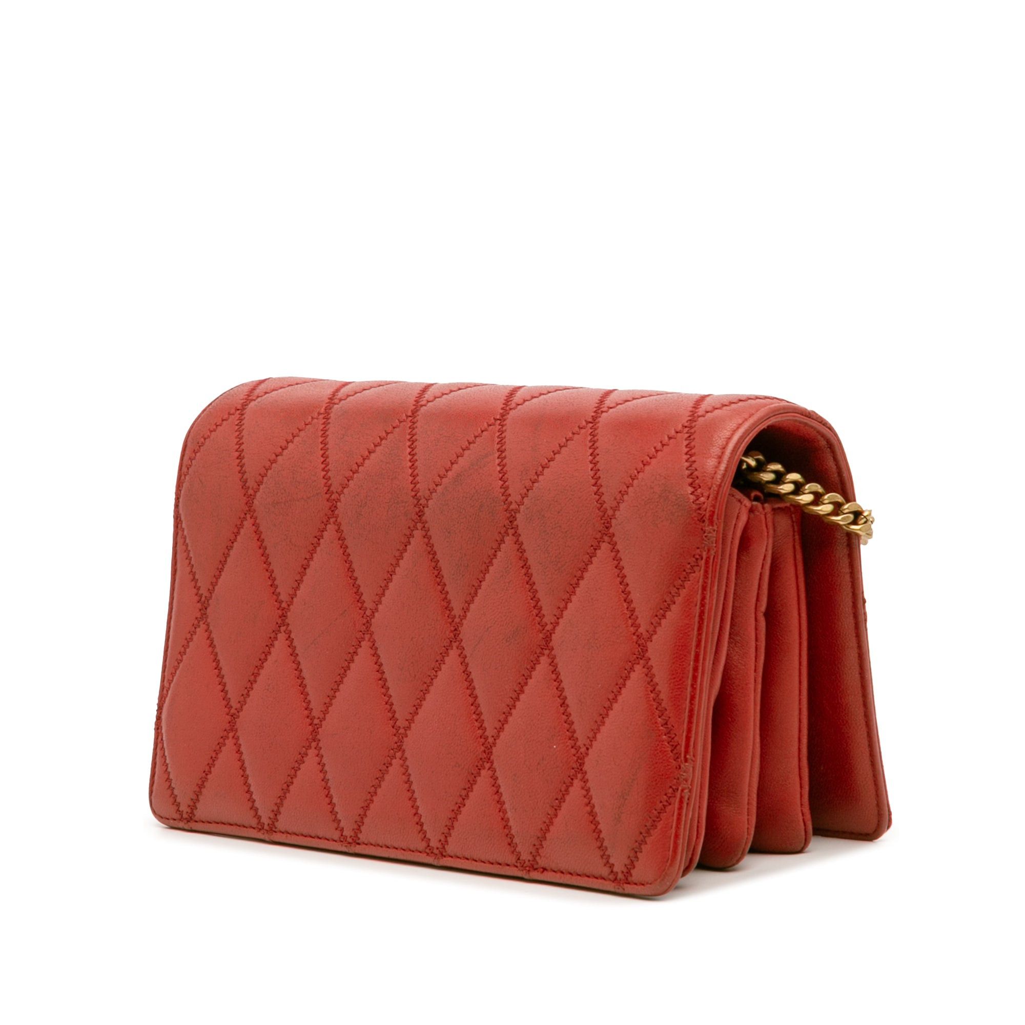 Saint Laurent Paris Diamond Quilted Lambskin Angie Chain Bag Size ONE SIZE - 2 Thumbnail