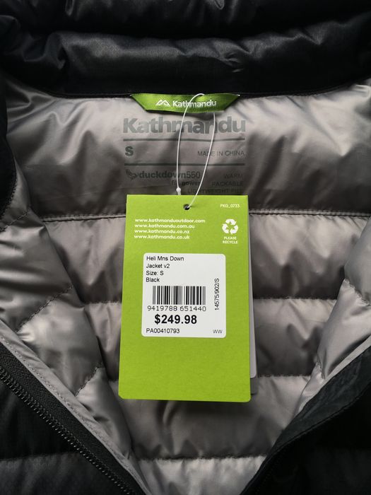 Kathmandu duck down on sale jacket