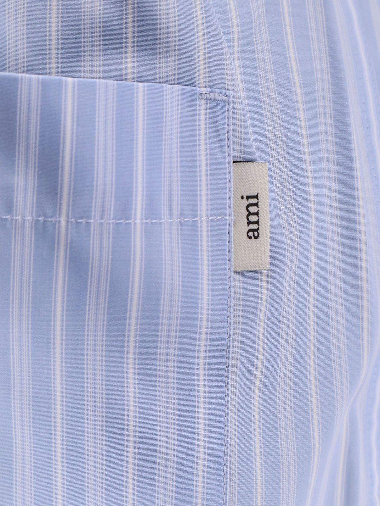 AMI Ami Paris Cotton bermuda shorts with striped pattern Tag Size L Men - USA Tariffs Included Size US 34 / EU 50 - 3 Thumbnail