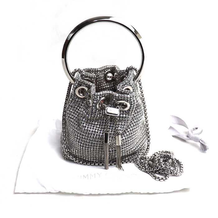 Jimmy Choo Jimmy Choo JIMMY CHOO Micro Bon Bon Crystal 2way Bucket Bag Glass / Ceramic Shoulder Bag DUTY FREE for USA Size ONE SIZE - 7 Thumbnail