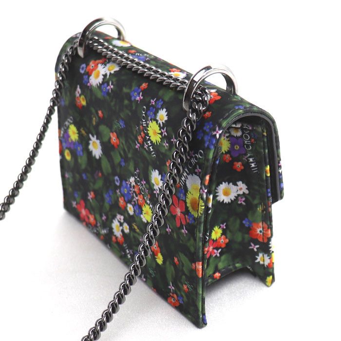Jimmy Choo Jimmy Choo JIMMY CHOO Mini Paris Satin Shoulder Bag Textile Shoulder Bag DUTY FREE for USA Size ONE SIZE - 2 Thumbnail