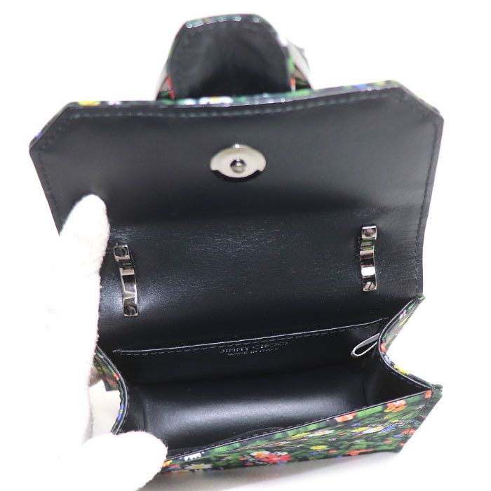 Jimmy Choo Jimmy Choo JIMMY CHOO Mini Paris Satin Shoulder Bag Textile Shoulder Bag DUTY FREE for USA Size ONE SIZE - 5 Thumbnail