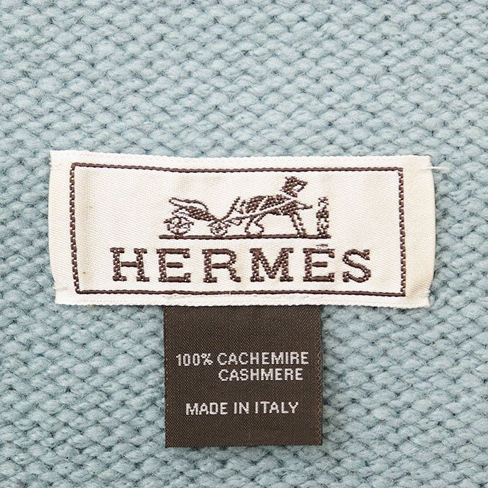 Hermes Hermes Hermès Cashmere Short Scarf Textile Scarf DUTY FREE for USA Size ONE SIZE - 6 Thumbnail