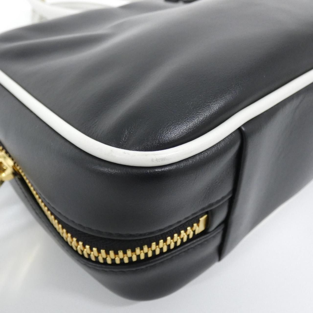 Miu Miu Miu Miu Miu Miu 5BB172 SOFTY PIPING Shoulder Bag Leather Shoulder Bag 5BB172 DUTY FREE for USA Size ONE SIZE - 3 Thumbnail