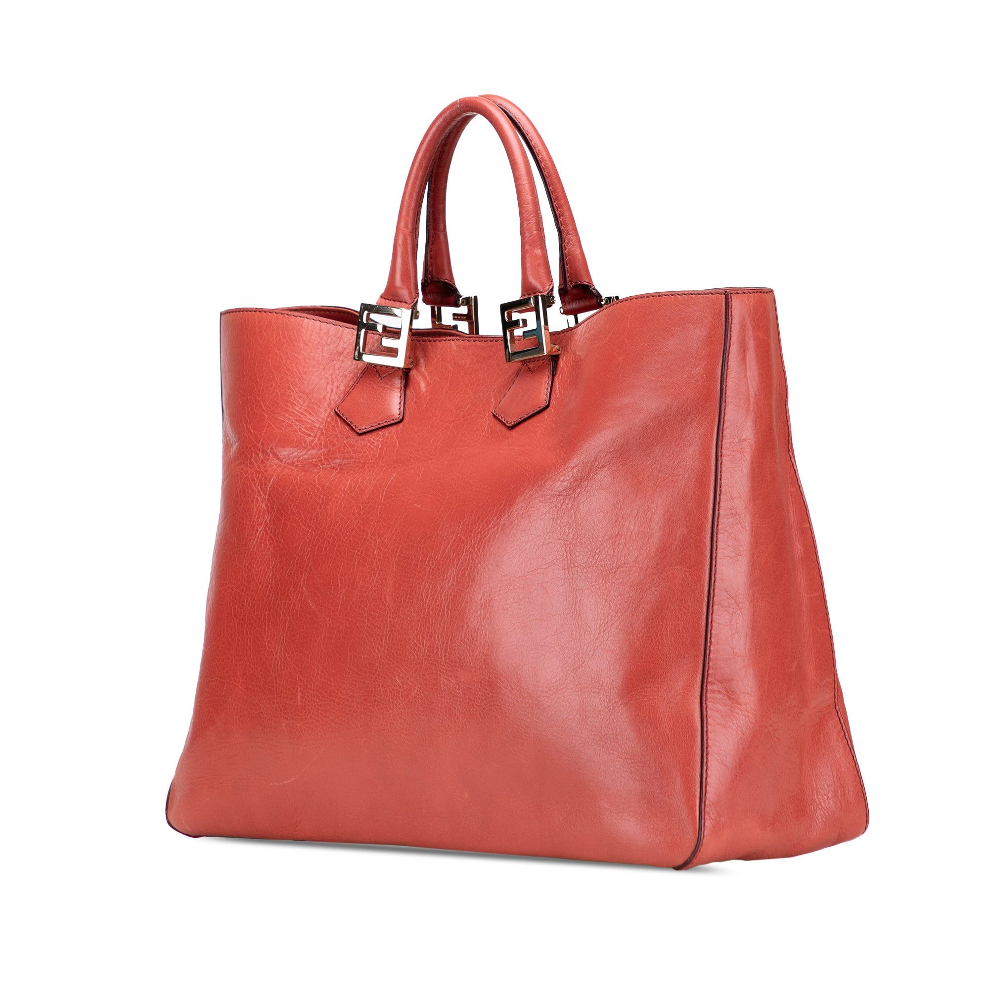 Fendi Large Leather Twins Tote Size ONE SIZE - 2 Thumbnail