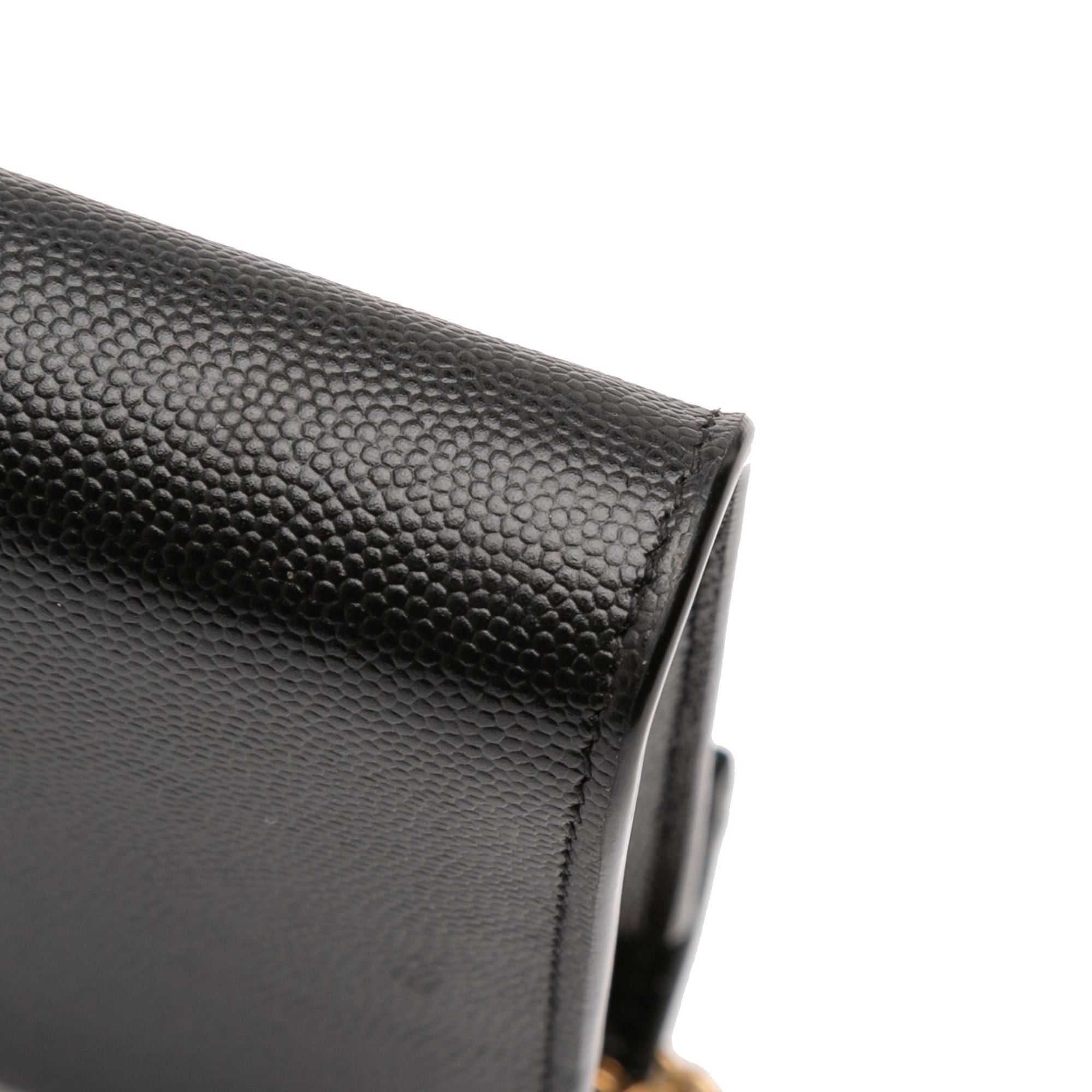 Saint Laurent Paris Grain De Poudre Monogram Cassandra Chain Wallet Size ONE SIZE - 6 Thumbnail