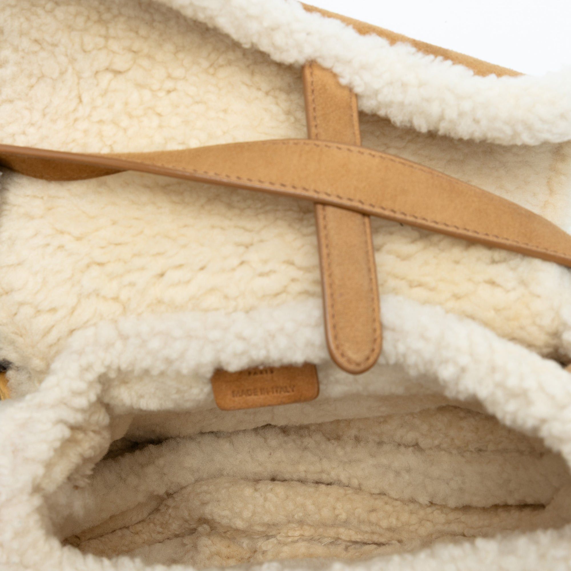 Dior Shearling Suede Saddle Bag Size ONE SIZE - 4 Thumbnail