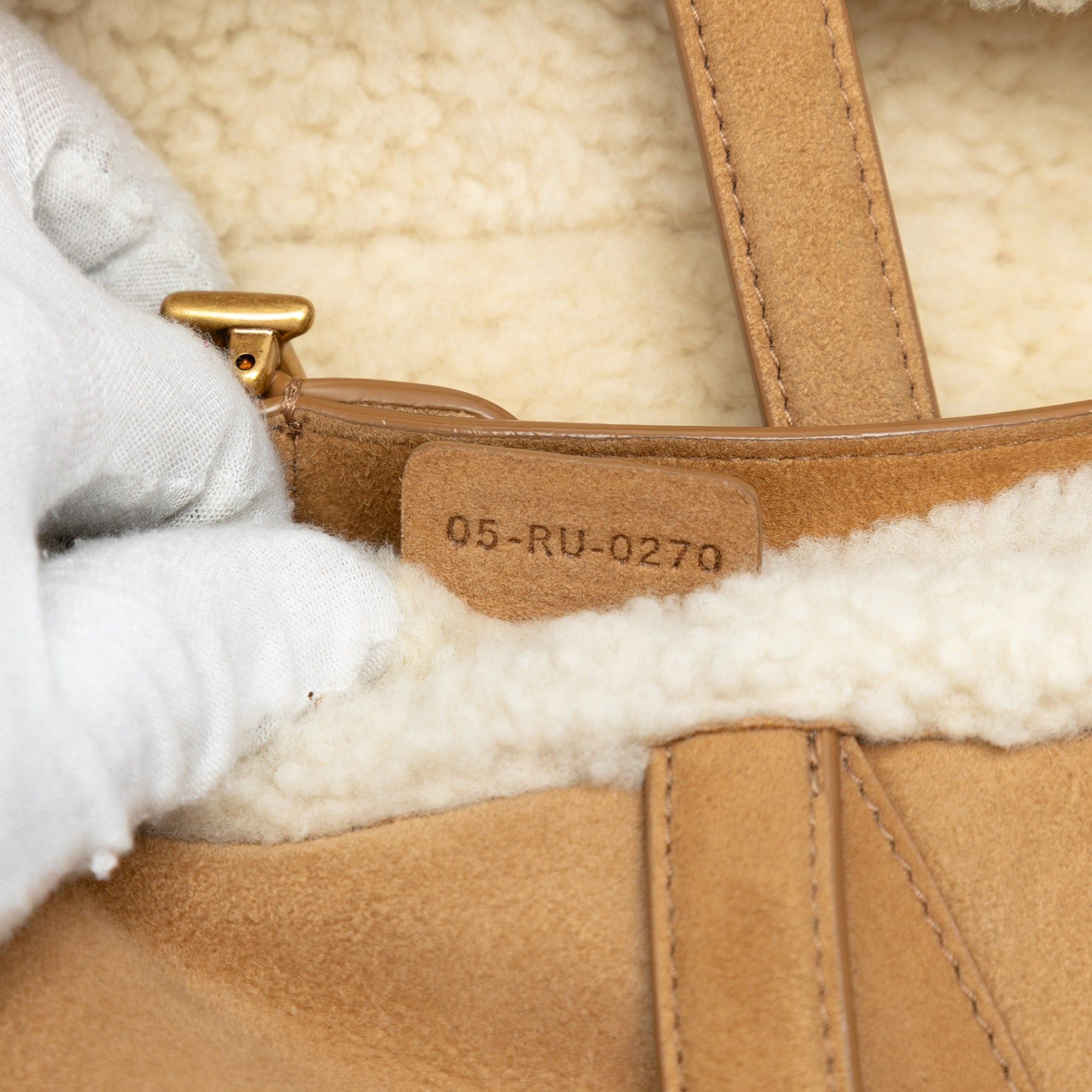 Dior Shearling Suede Saddle Bag Size ONE SIZE - 6 Thumbnail