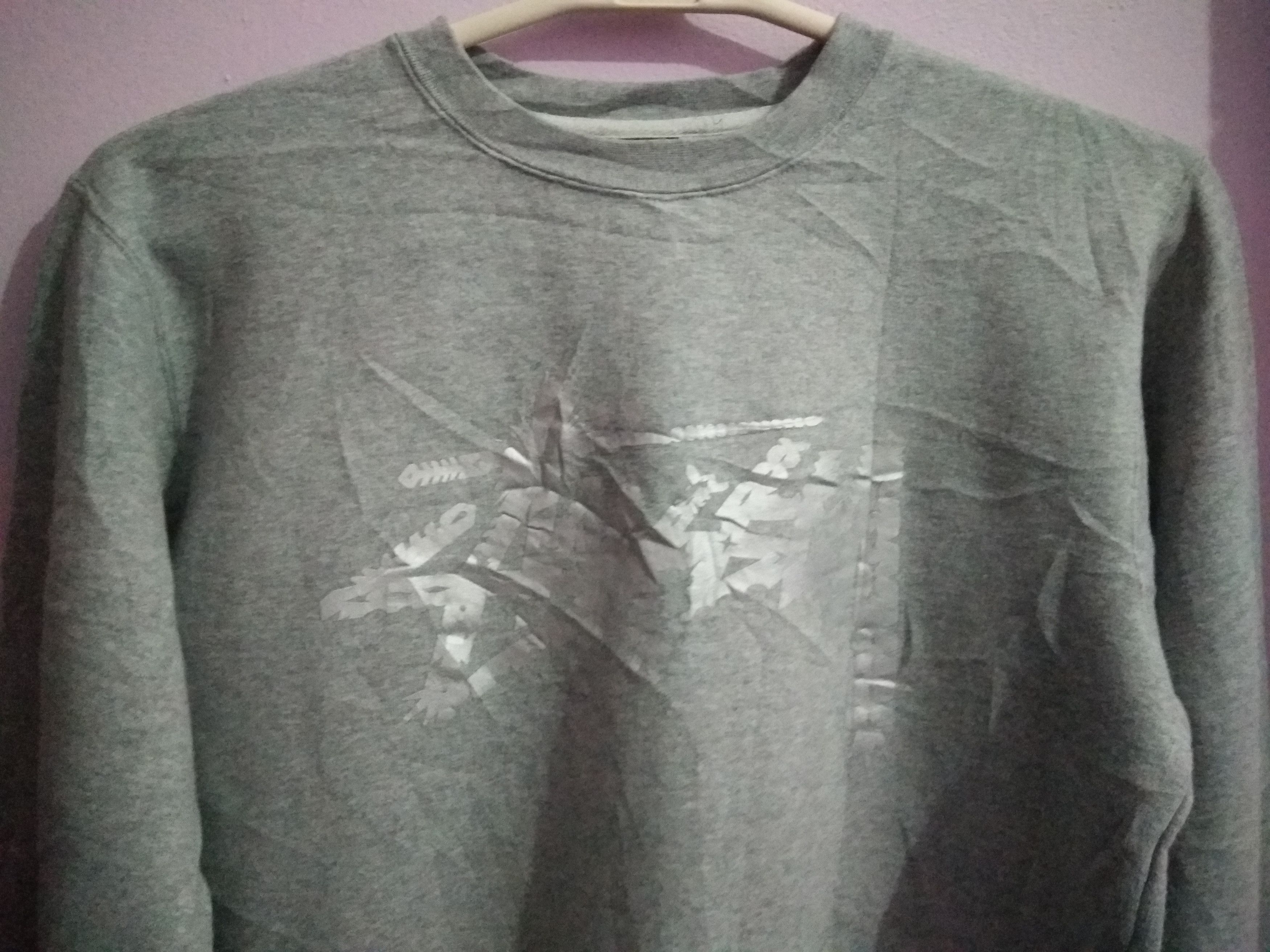Stussy × Vintage Vtg Stussy Big Logo Sweatshirt Shinny Design Size US XL / EU 56 / 4 - 2 Thumbnail