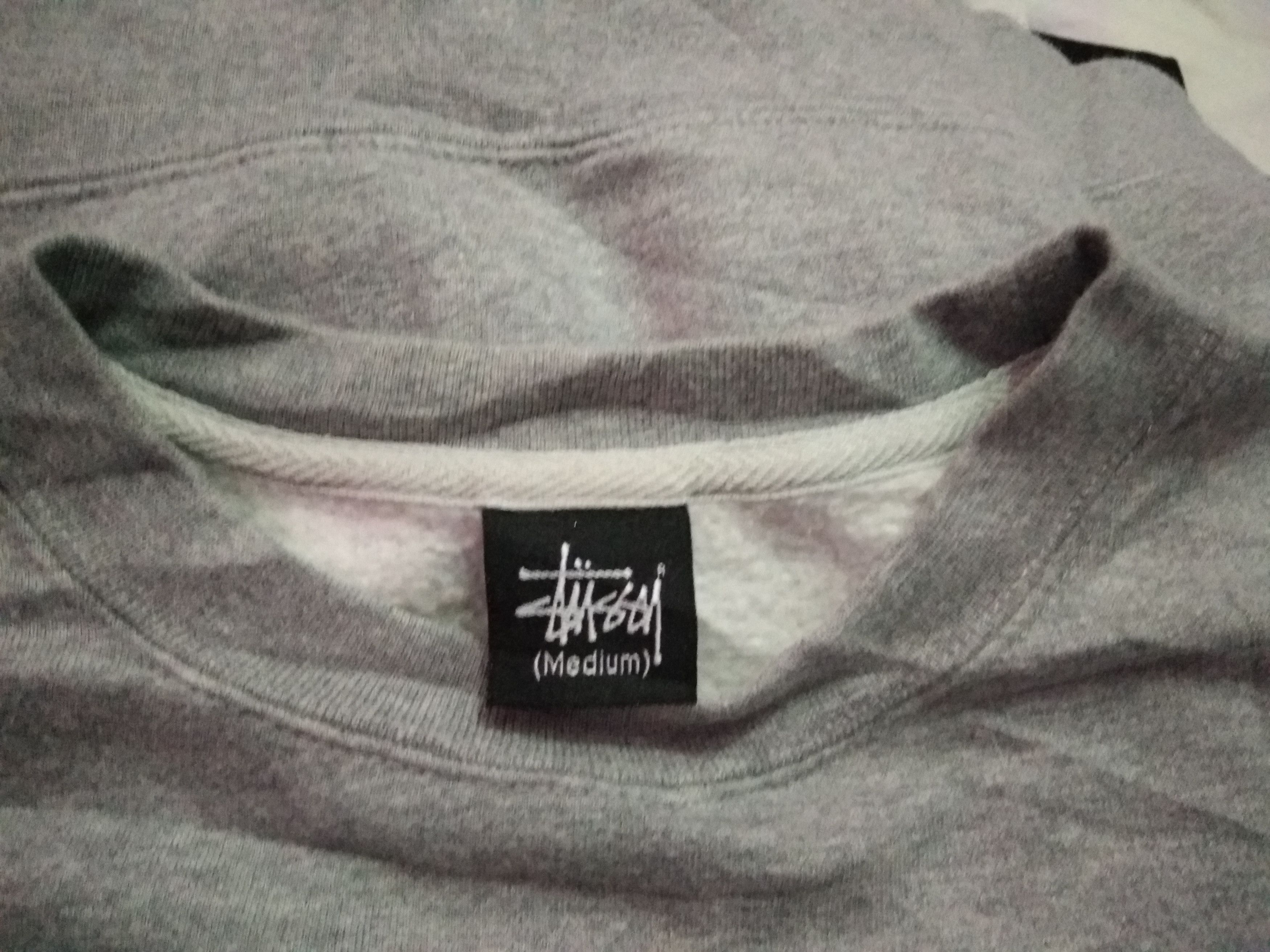 Stussy × Vintage Vtg Stussy Big Logo Sweatshirt Shinny Design Size US XL / EU 56 / 4 - 4 Thumbnail