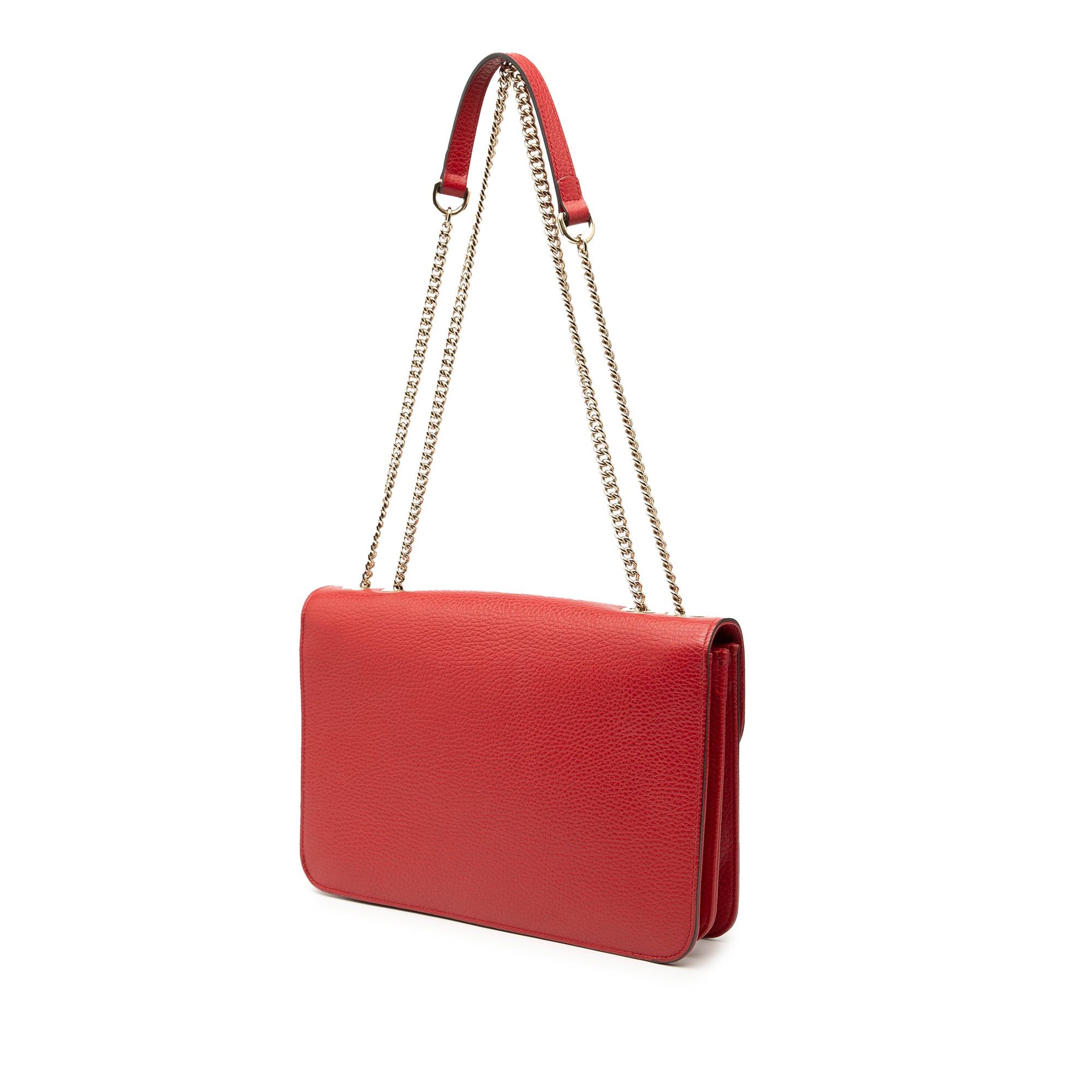 Gucci Medium Dollar Calfskin Interlocking G Crossbody Size ONE SIZE - 2 Thumbnail