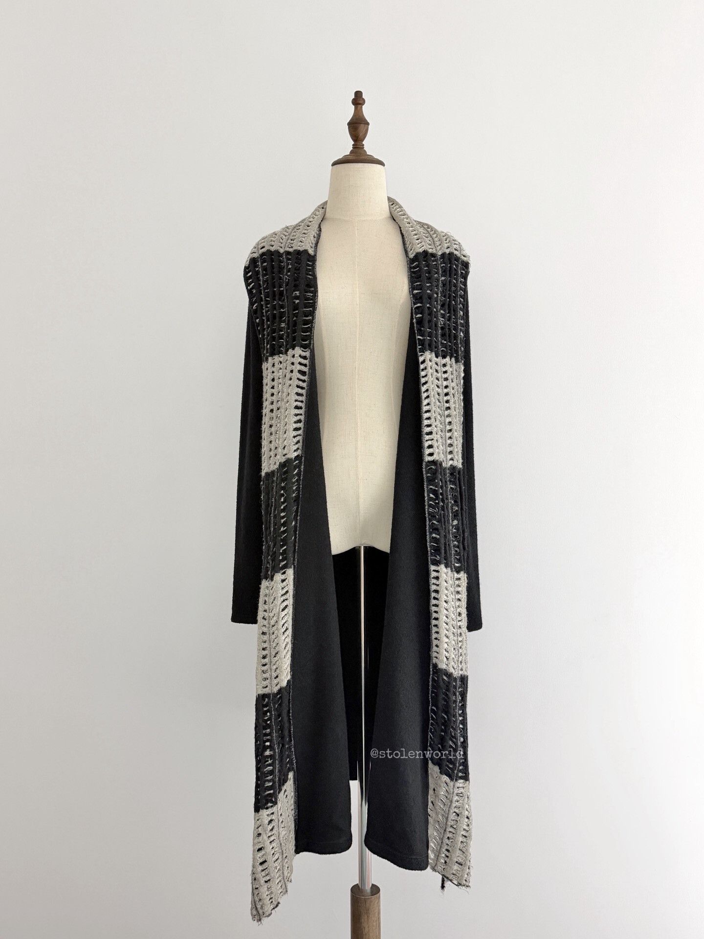 Limi Feu Limi feu Wool Hollow-Out Spliced Cardigan Size S / US 4 / IT 40 - 3 Thumbnail