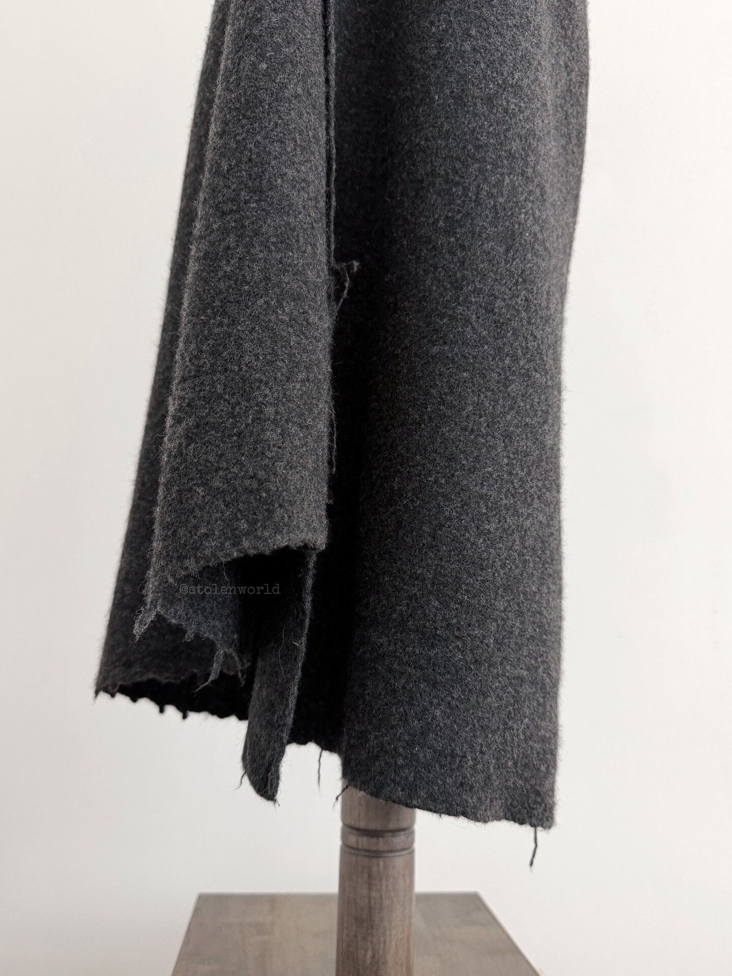 Rei Kawakubo Comme des Garçons 1994 AW Fleece Skirt Size 38" / US 16 / IT 52 - 8 Thumbnail