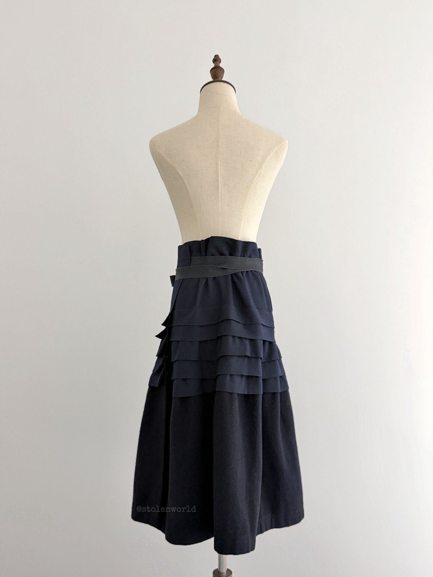 Comme des Garcons Comme des Garçons Tie-Waist Layered Cake Skirt Size M / US 6-8 / IT 42-44 - 6 Thumbnail