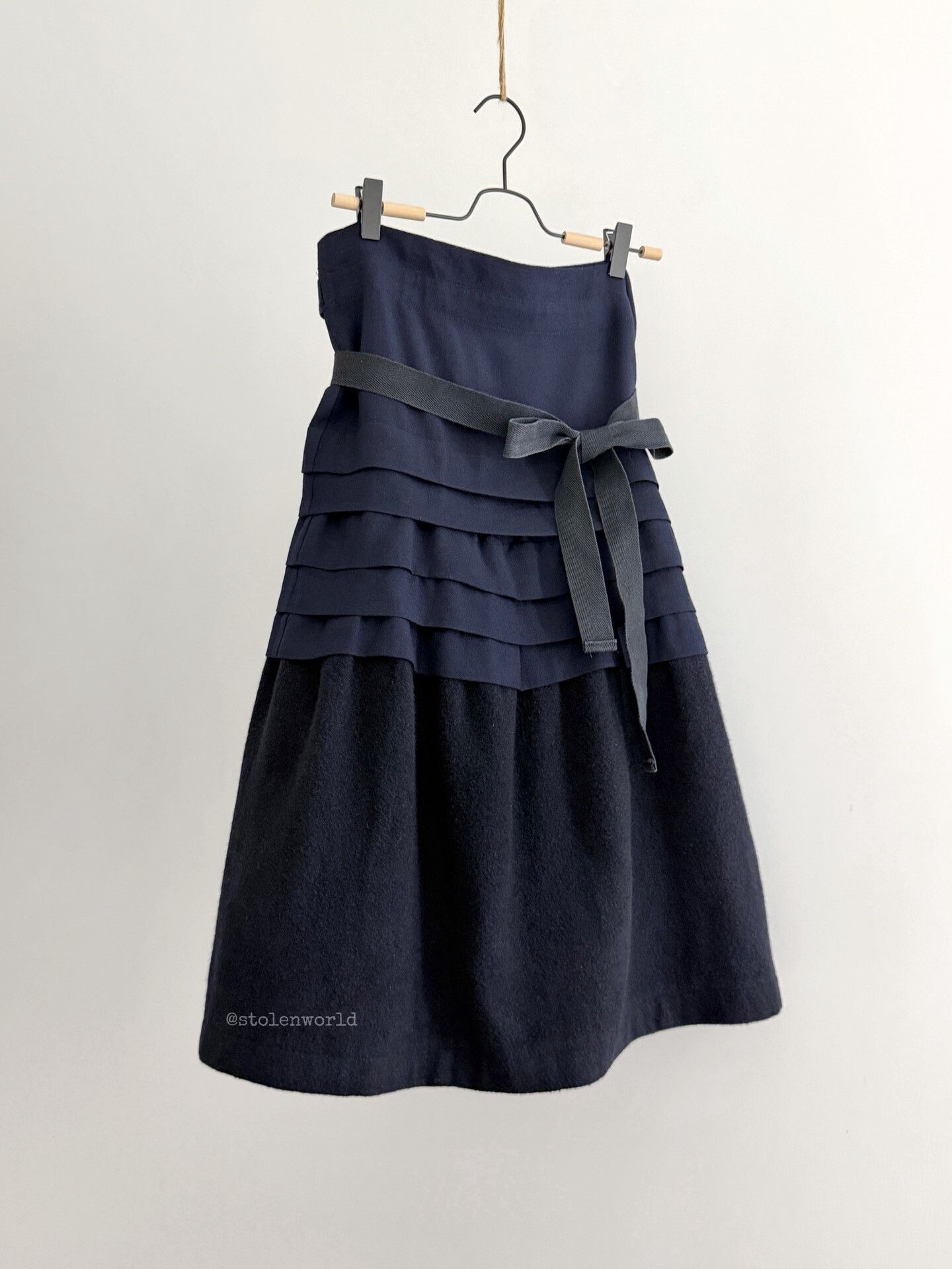 Comme des Garcons Comme des Garçons Tie-Waist Layered Cake Skirt Size M / US 6-8 / IT 42-44 - 2 Thumbnail