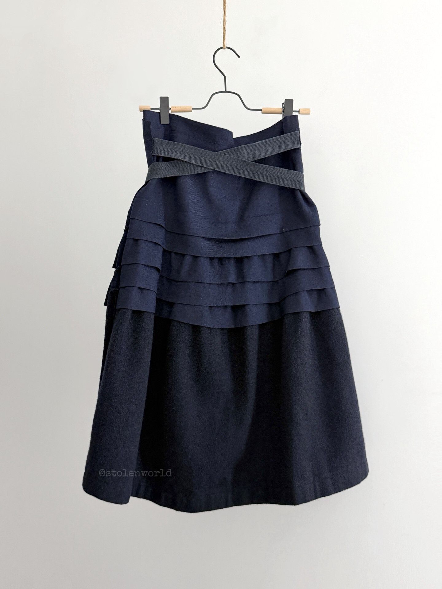 Comme des Garcons Comme des Garçons Tie-Waist Layered Cake Skirt Size M / US 6-8 / IT 42-44 - 3 Thumbnail