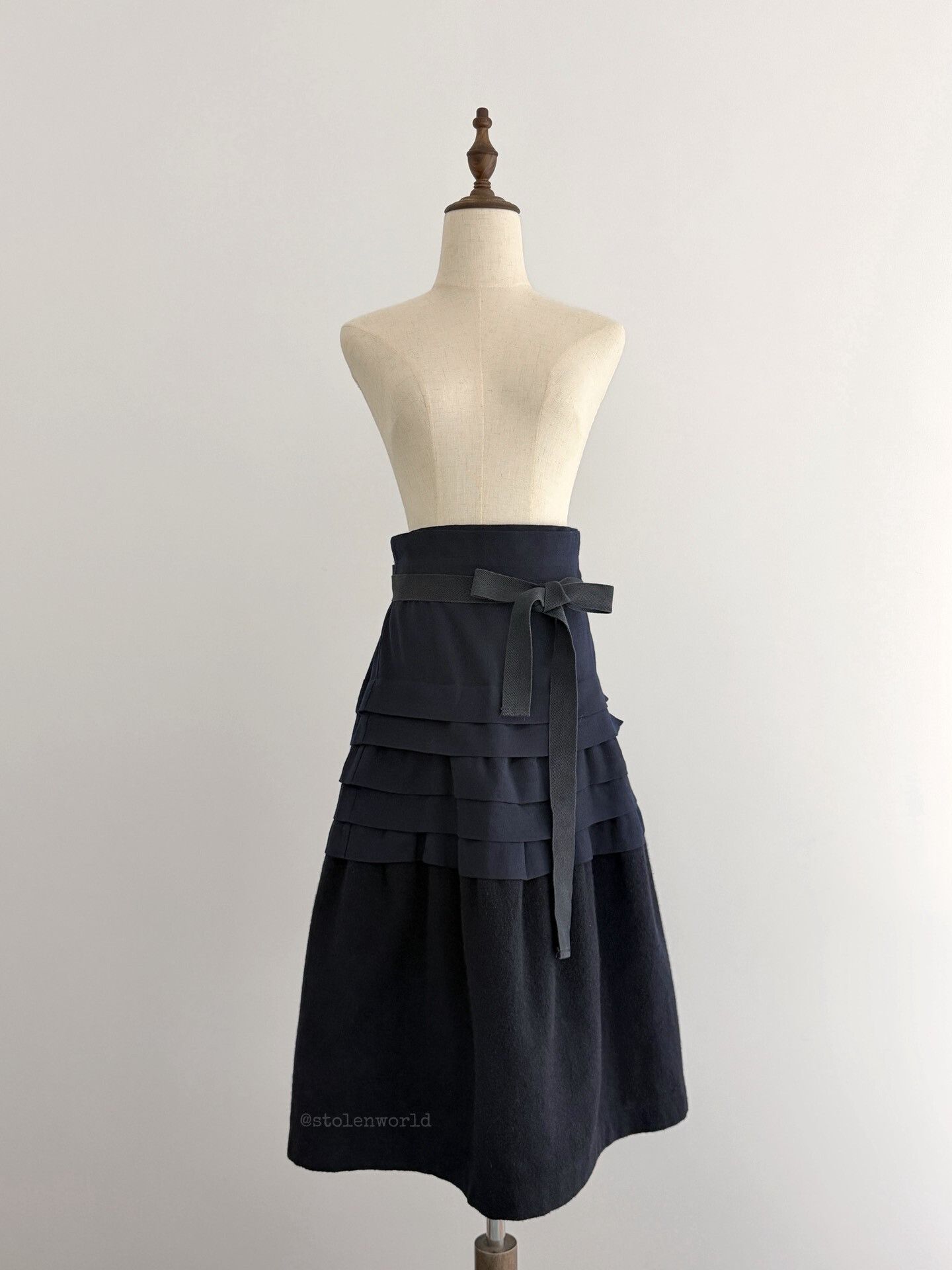 Comme des Garcons Comme des Garçons Tie-Waist Layered Cake Skirt Size M / US 6-8 / IT 42-44 - 5 Thumbnail