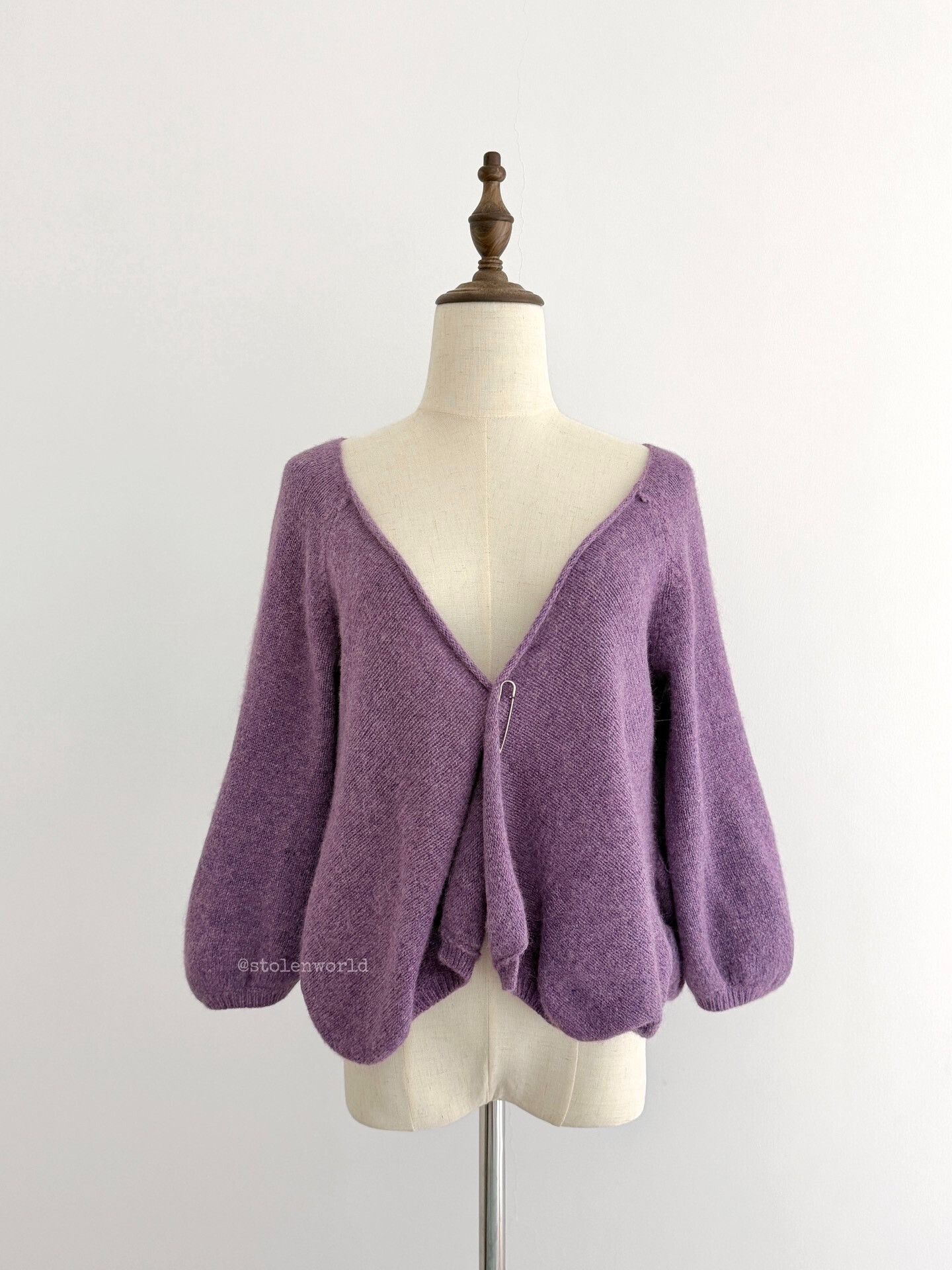 Y's Y's bis limi Lantern Knit Cardigan Size S / US 4 / IT 40 - 6 Thumbnail
