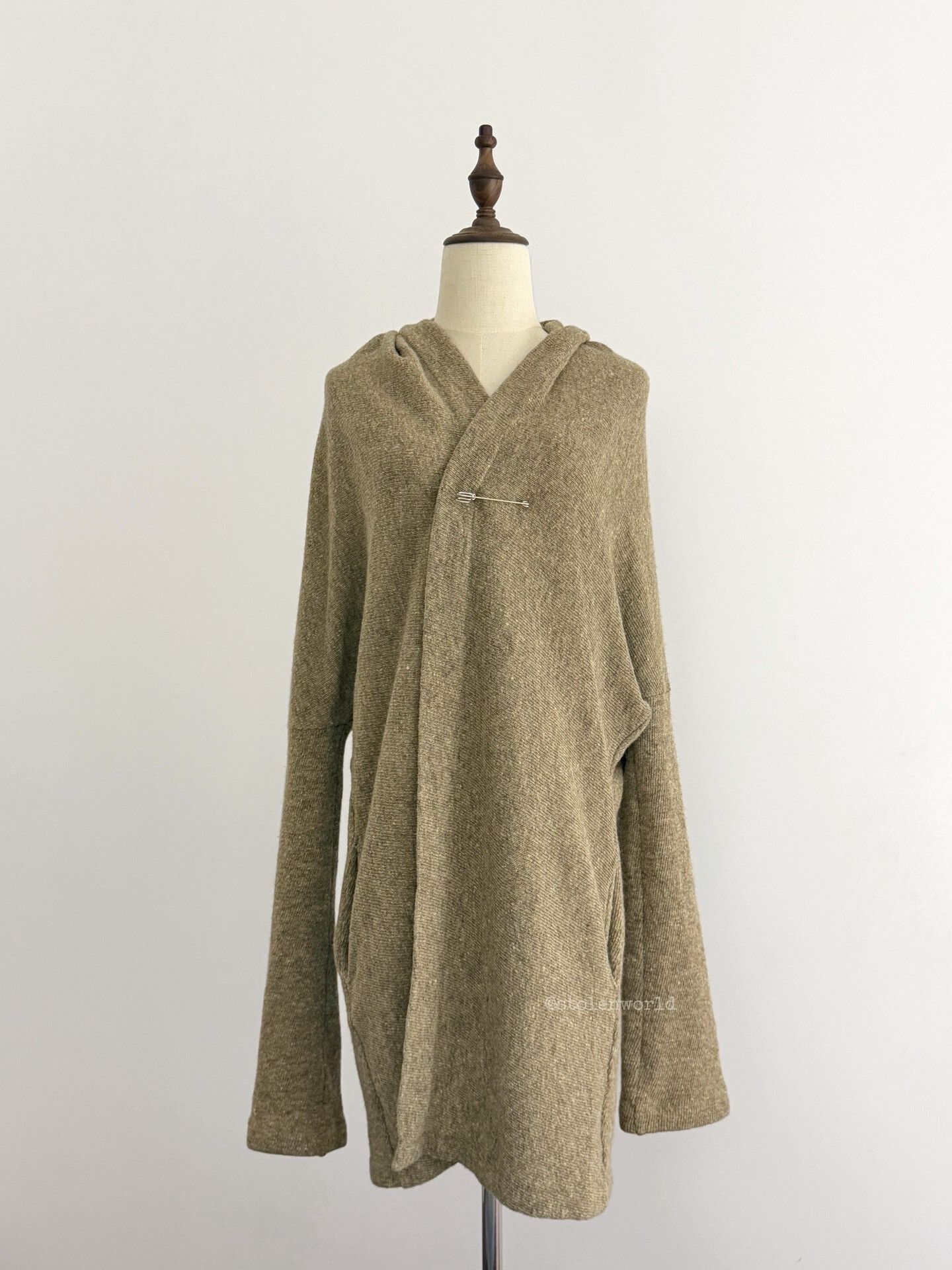 Limi Feu Limi feu Oatmeal Camel Wool Cardigan Size S / US 4 / IT 40 - 3 Thumbnail