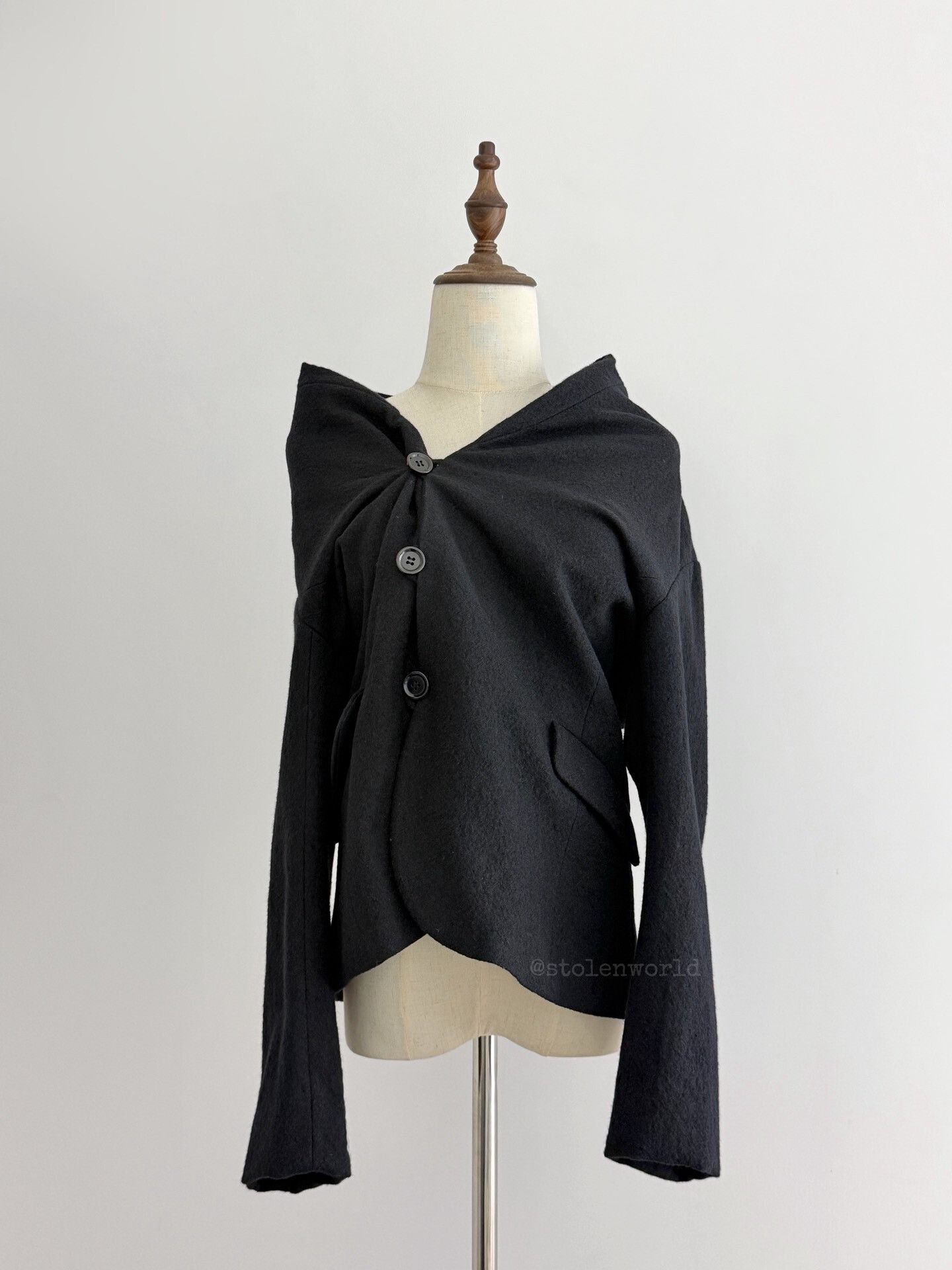 Issey Miyake Issey Miyake Plantation Wool Coat Size M / US 6-8 / IT 42-44 - 7 Thumbnail