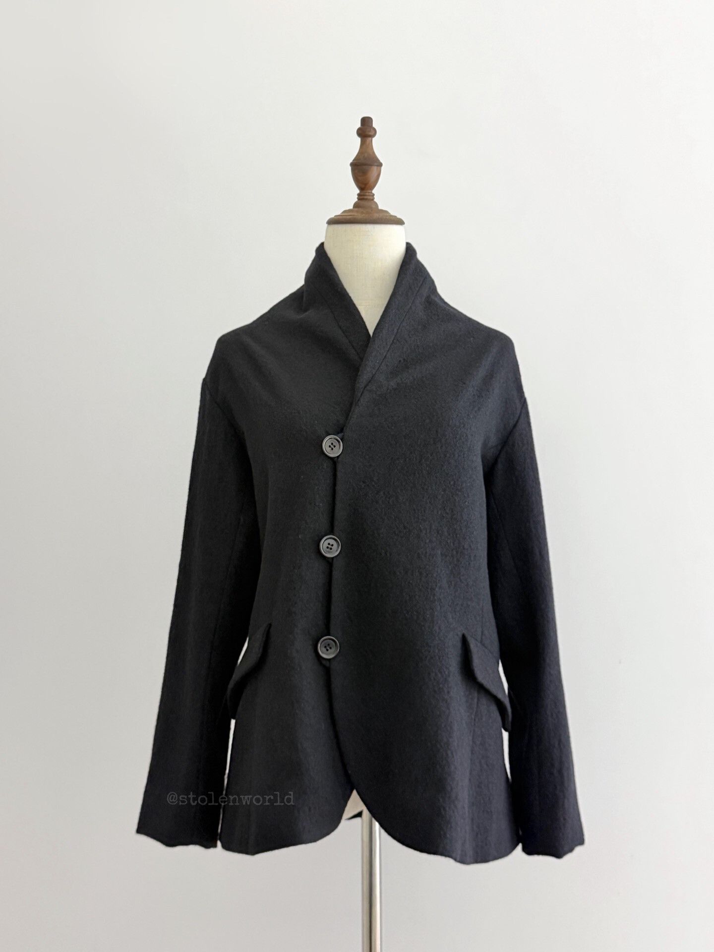 Issey Miyake Issey Miyake Plantation Wool Coat Size M / US 6-8 / IT 42-44 - 5 Thumbnail