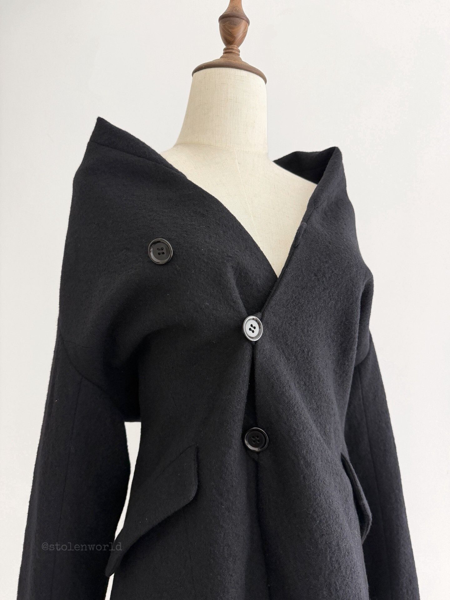 Issey Miyake Issey Miyake Plantation Wool Coat Size M / US 6-8 / IT 42-44 - 2 Thumbnail