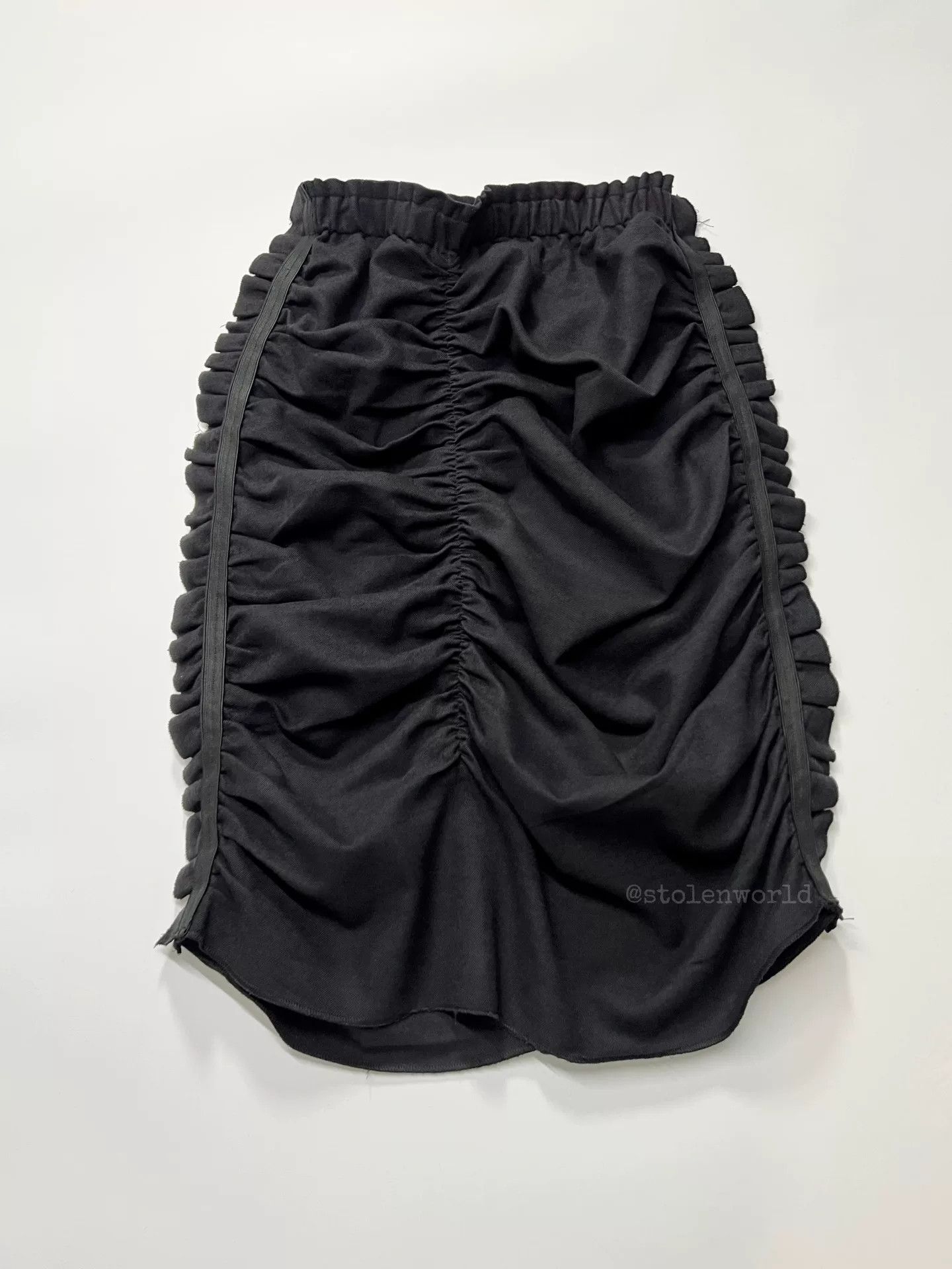 Rei Kawakubo Comme des Garçons Irregular Pleated Skirt Size 32" / US 10 / IT 46 - 4 Thumbnail
