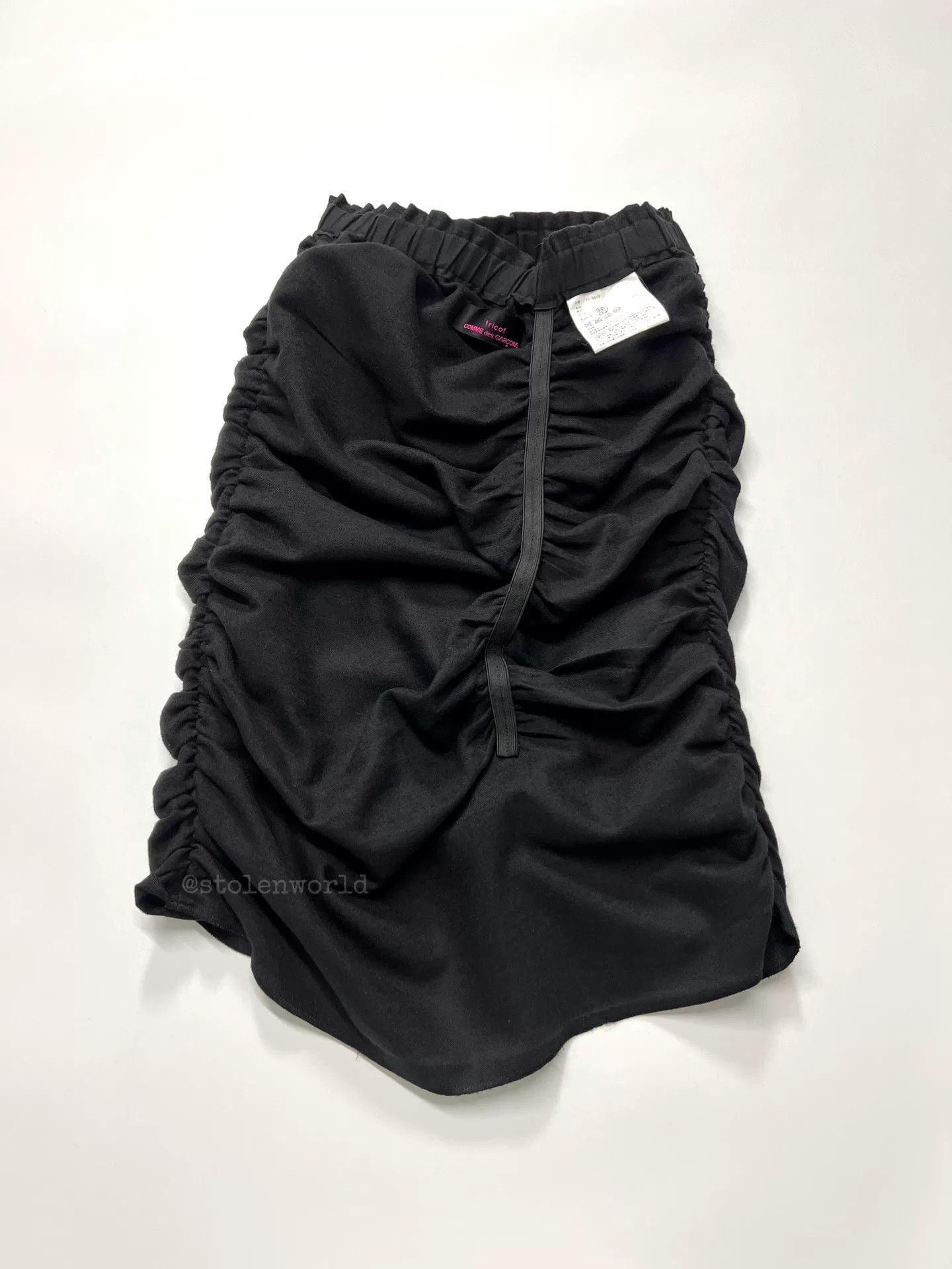 Rei Kawakubo Comme des Garçons Irregular Pleated Skirt Size 32" / US 10 / IT 46 - 5 Thumbnail