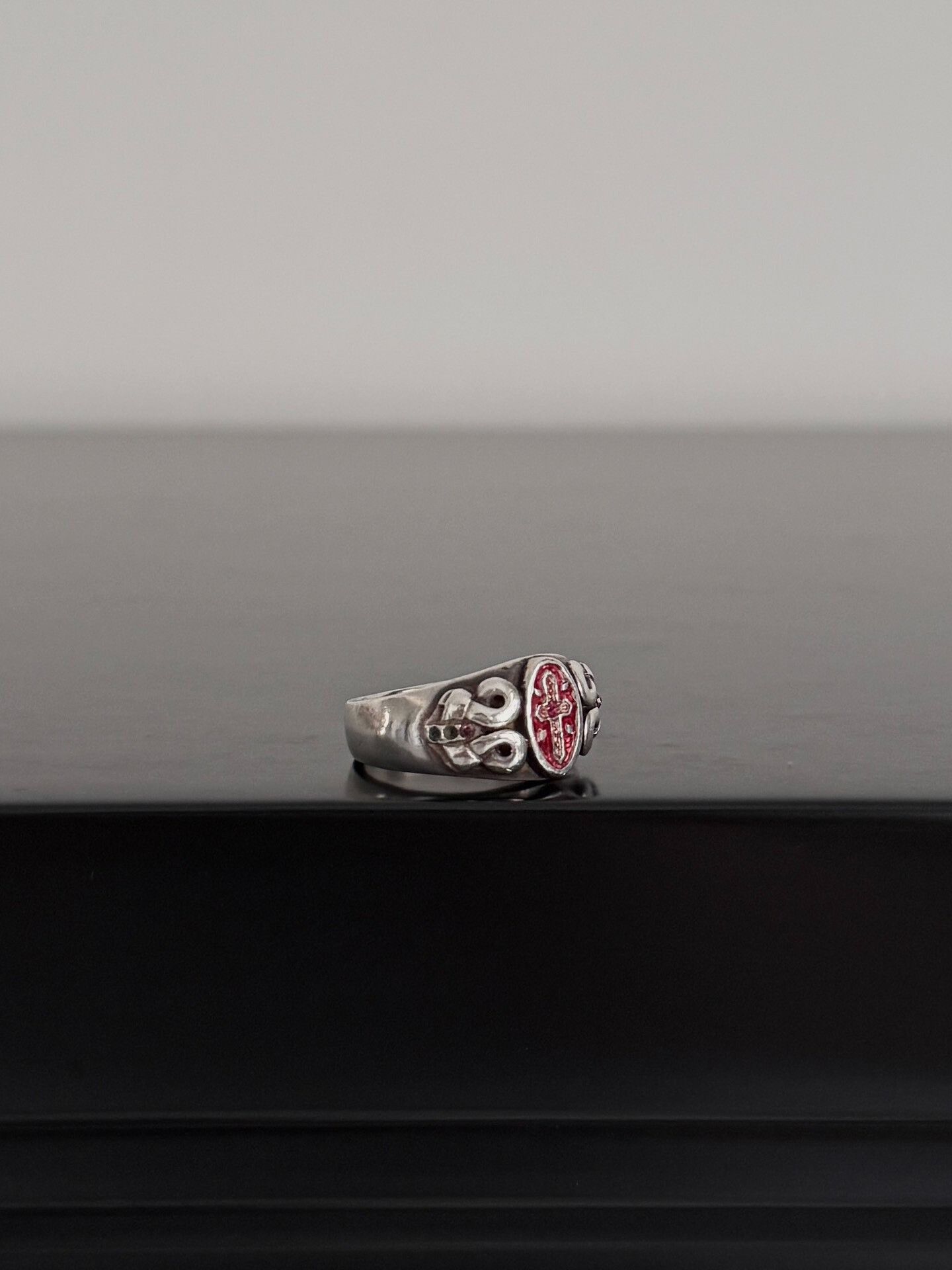 Jean Paul Gaultier Jean Paul Gaultier Archive Silver925 Cross Ring Size ONE SIZE - 4 Thumbnail
