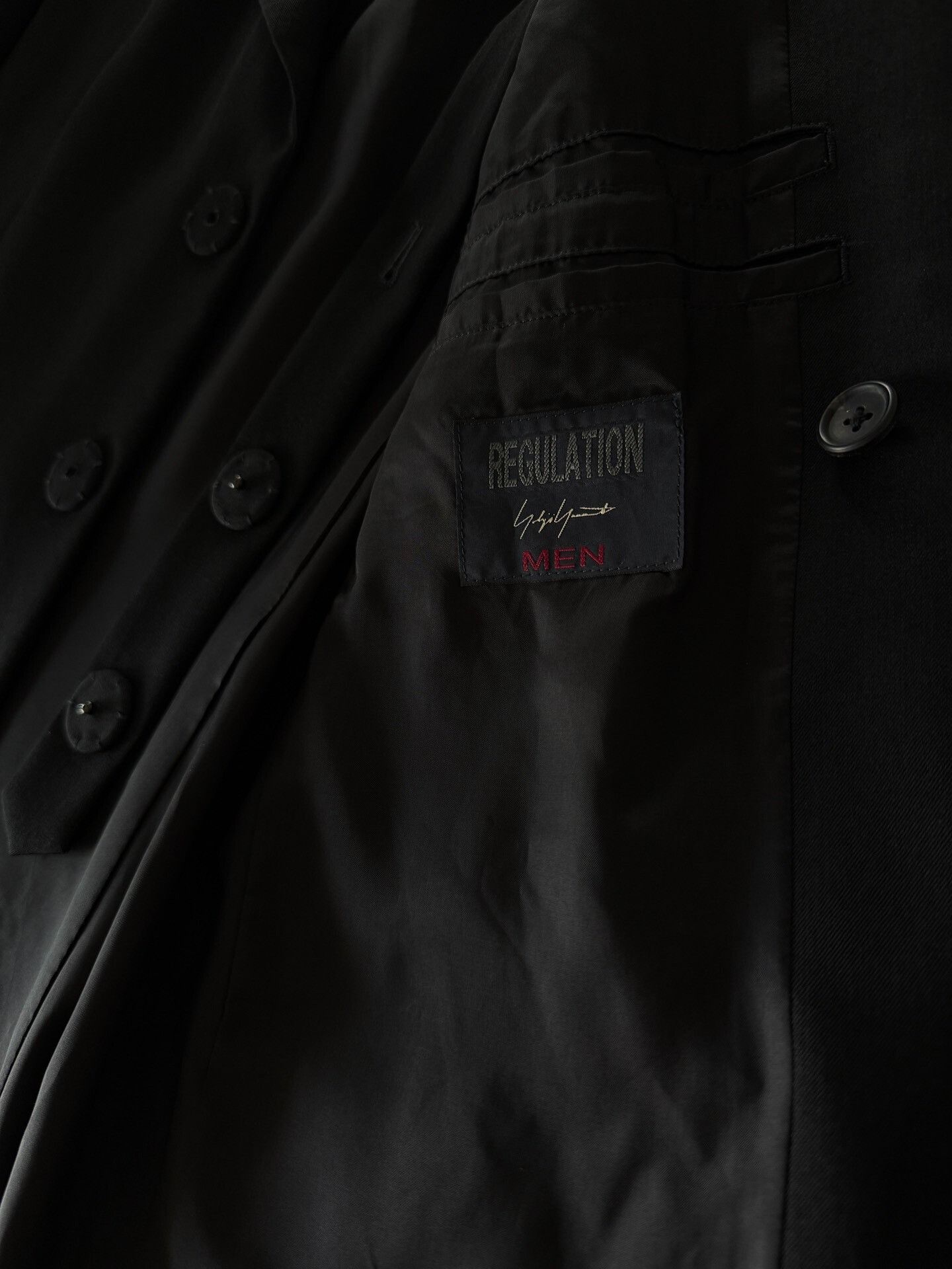 Yohji Yamamoto Yohji Yamamoto 20AW Regulation DR.JKT Coat Size US M / EU 48-50 / 2 - 7 Thumbnail