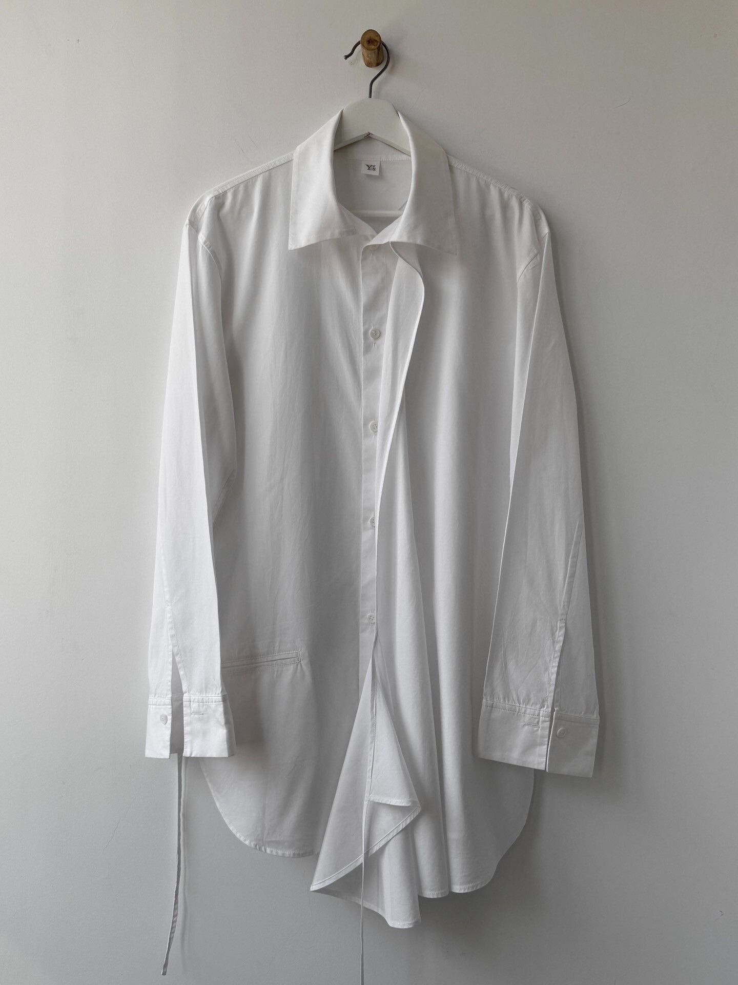 Yohji Yamamoto Yohji Yamamoto Y's 18AW Asymmetric Shirt Size US M / EU 48-50 / 2 - 2 Thumbnail