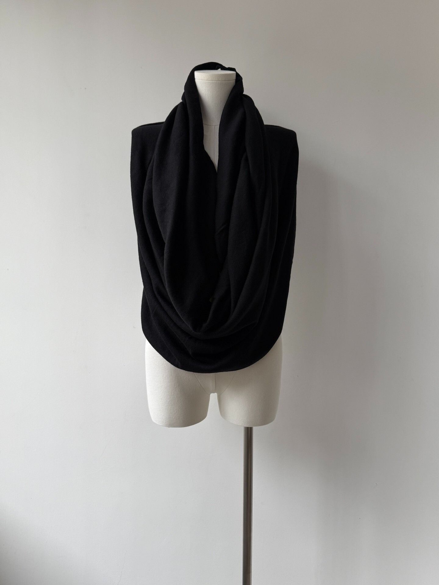 Yohji Yamamoto Yohji Yamamoto Pour Homme 15AW Wool Scarf Size ONE SIZE - 5 Thumbnail