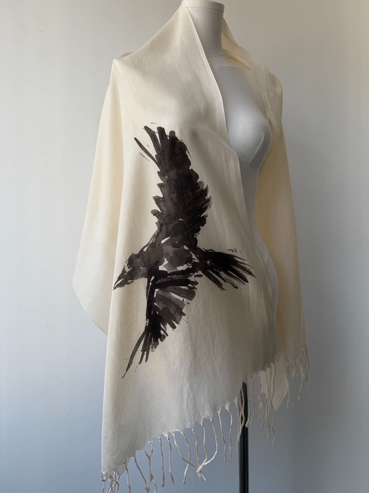 Yohji Yamamoto Yohji Yamamoto Y's 06SS Cotton Scarf Size ONE SIZE - 5 Thumbnail